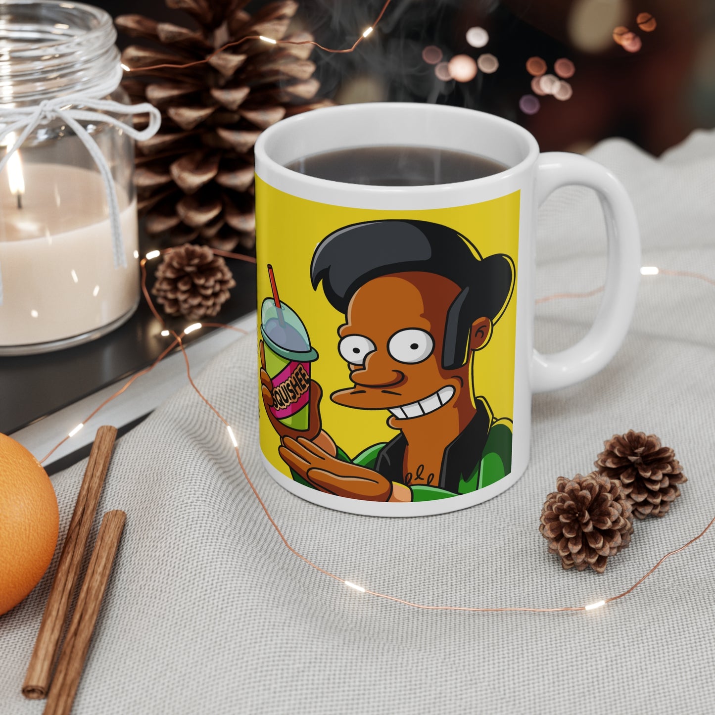 Whimsical Cartoon Character Coffee Mug - Fun, Unique Gift for Fans