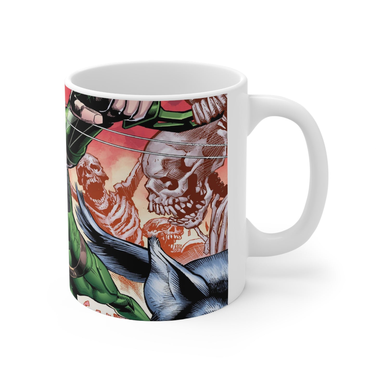 Comic Hero Ceramic Coffee Cups - 11oz & 15oz - Perfect for Fans and Collectors!
