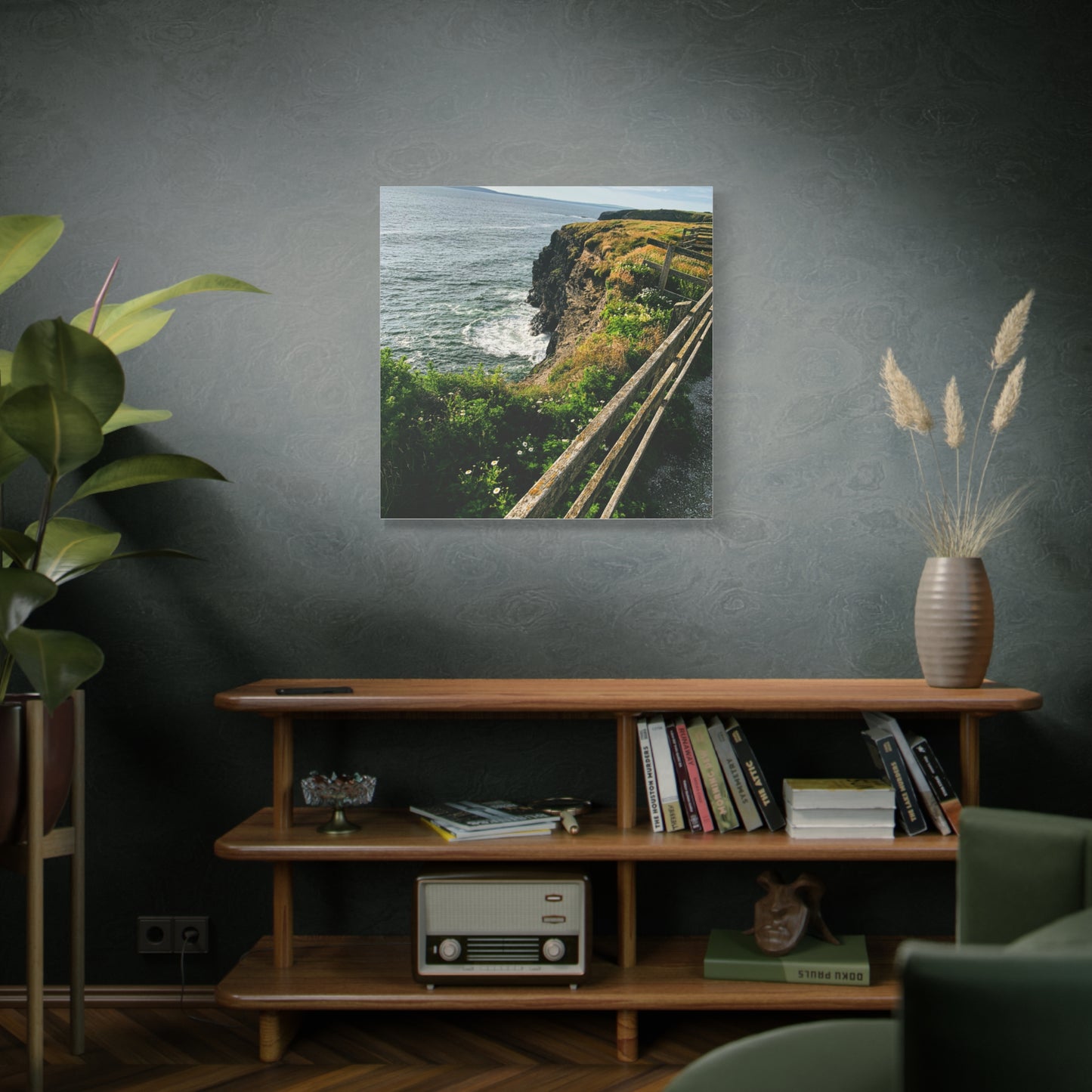 Ballybunion Cliff Walk Matte Canvas, Stretched, 1.25"