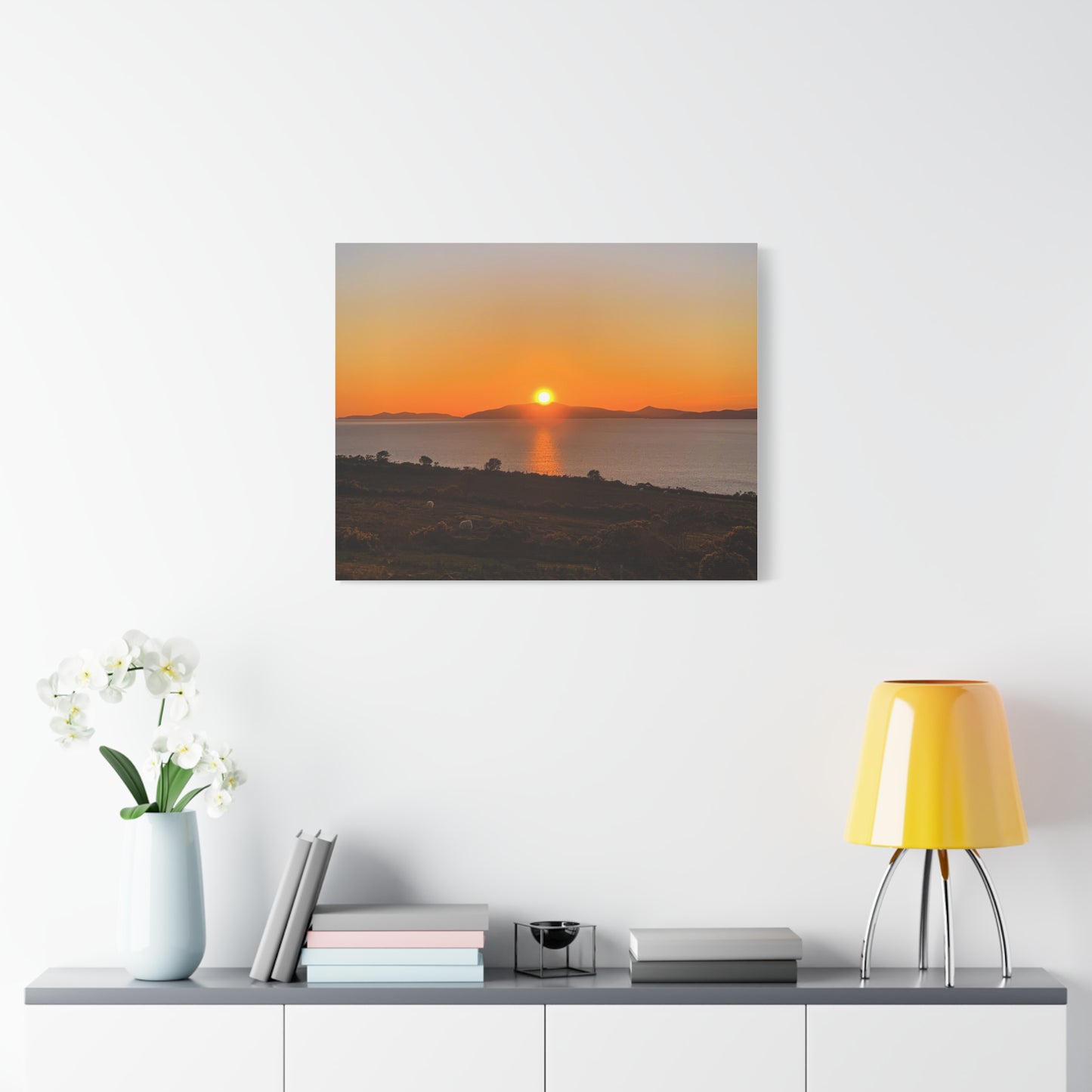 Sunset Ring of Kerry Matte Canvas, Stretched, 1.25"