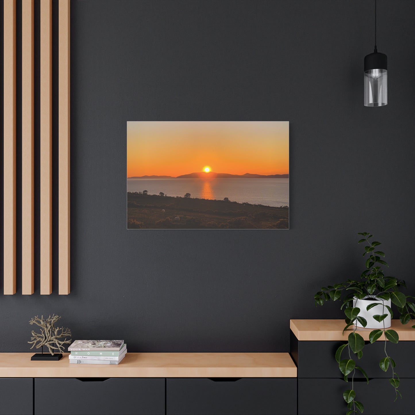 Sunset Ring of Kerry Matte Canvas, Stretched, 1.25"