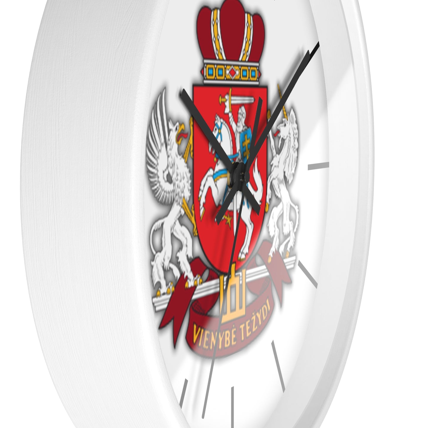 Venybe Tezydi Wall Clock - Unique Heraldic Design for Home Decor