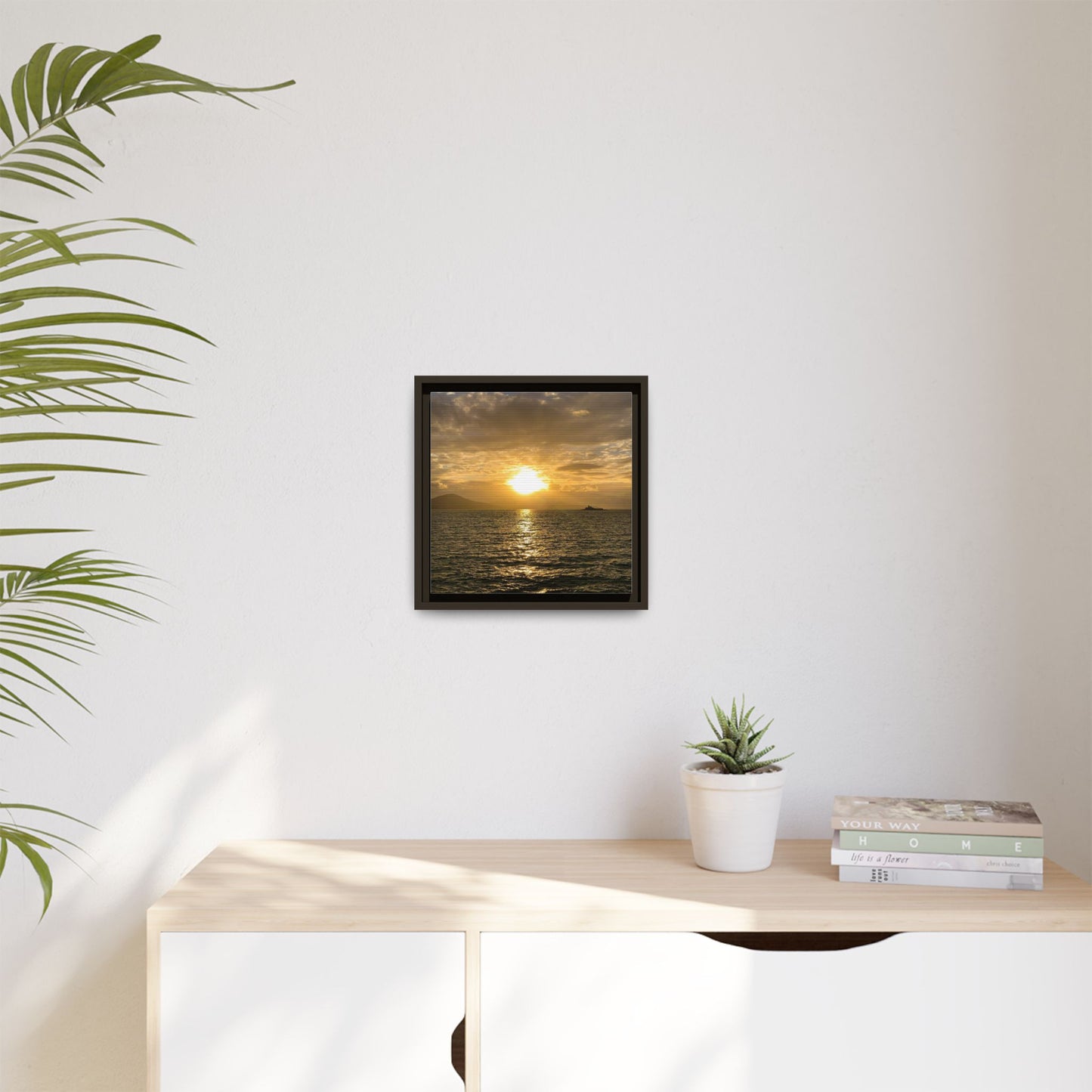 Sunset in Fenit Matte Canvas, Framed (Multi-color)