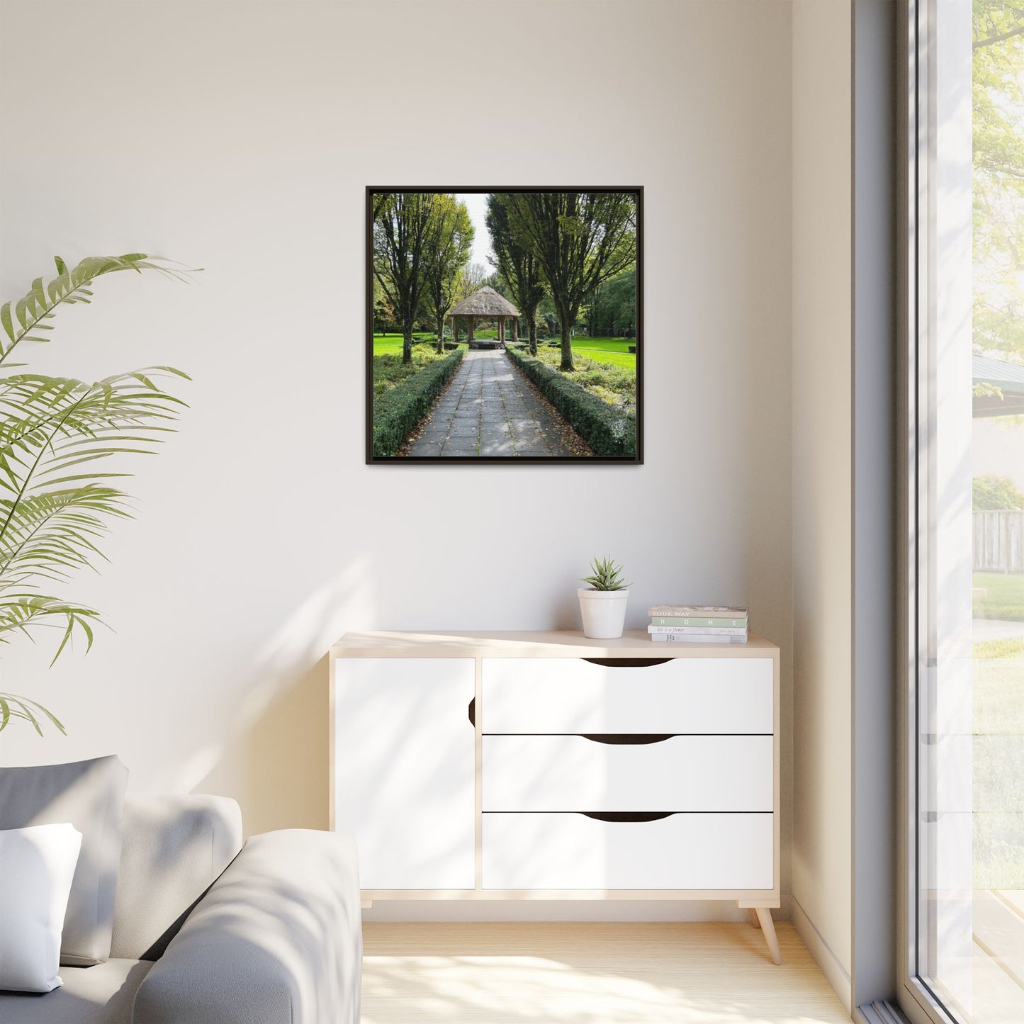 Adare Matte Canvas, Framed (Multi-color)