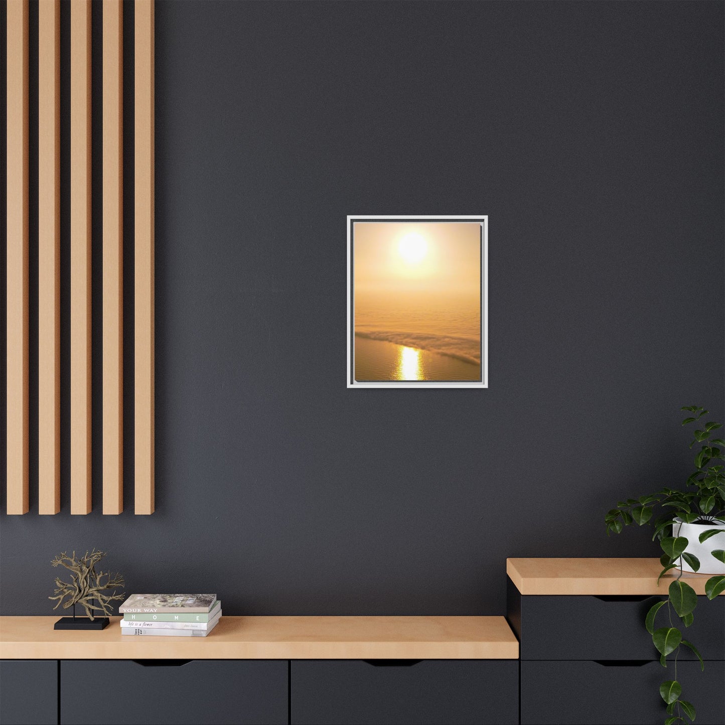 Sunset on Mount Brandon Matte Canvas, Framed (Multi-color)