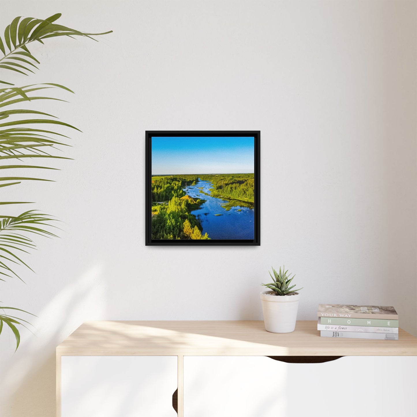 Zagares Lake Matte Canvas, Framed (Multi-color)