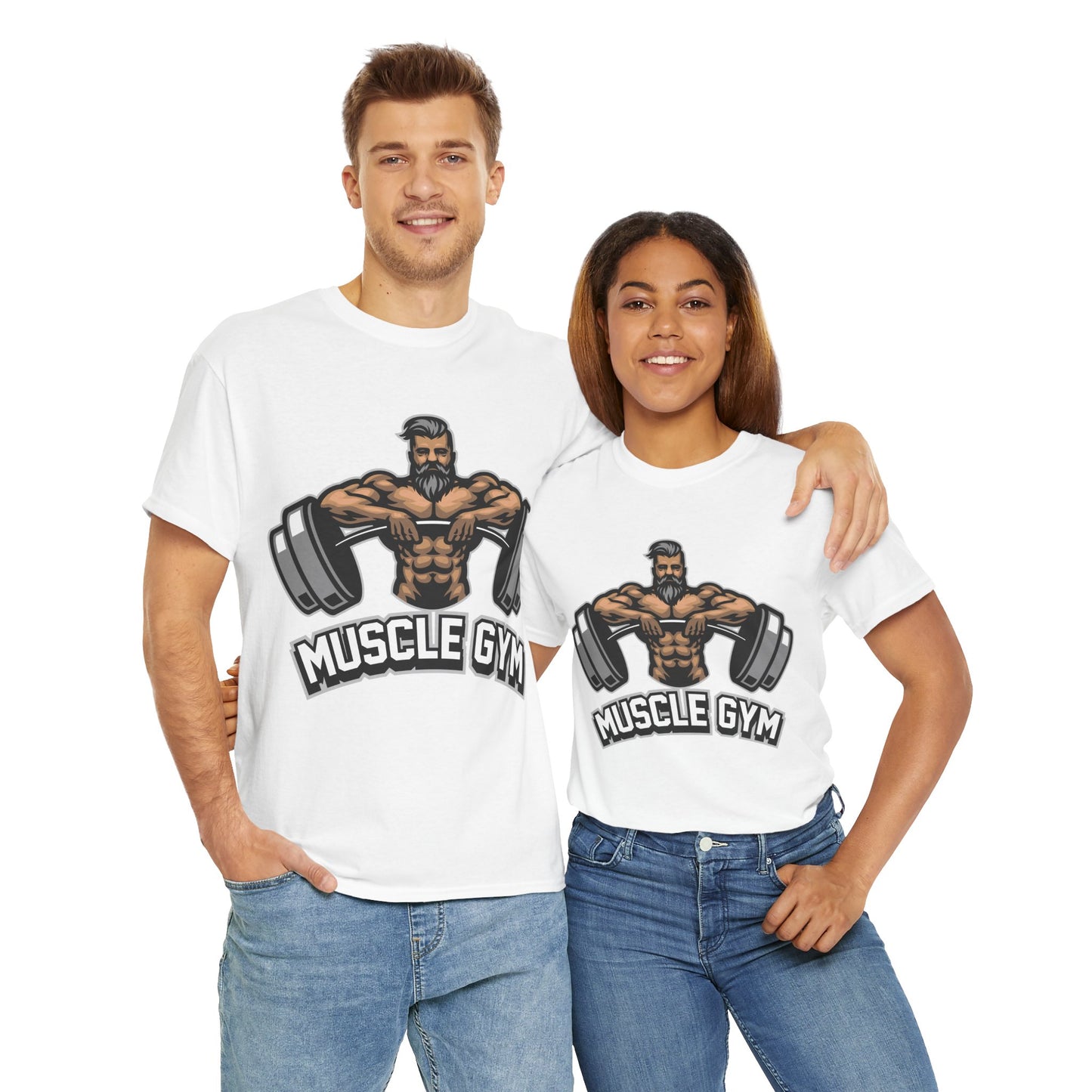 Muscle Gym Unisex Heavy Cotton Tee