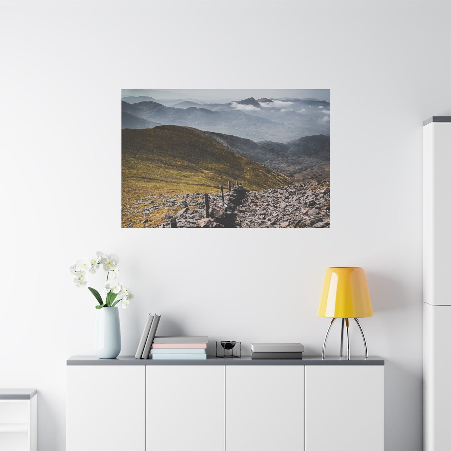Wall in Mountains Matte Canvas, Stretched, 1.25"