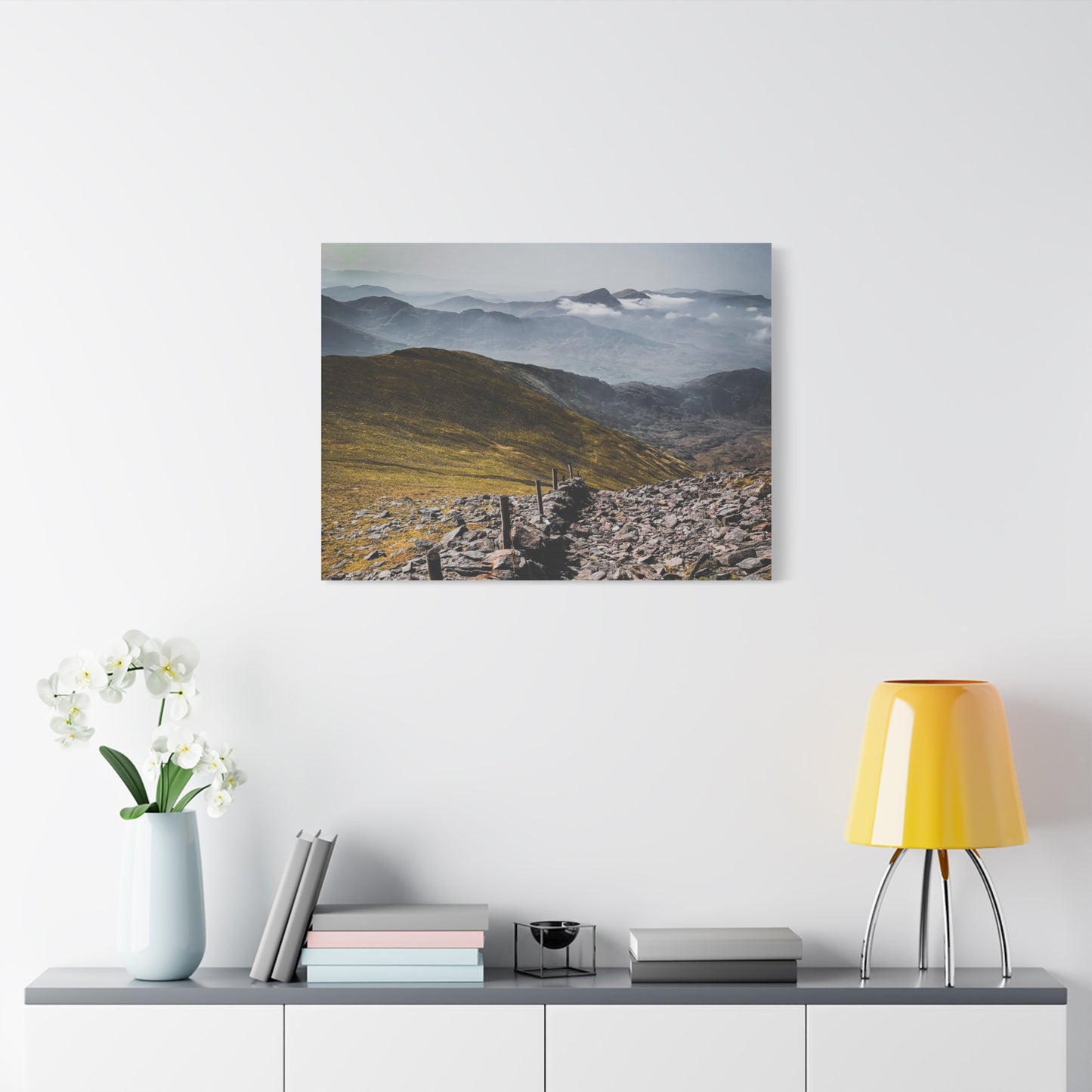 Wall in Mountains Matte Canvas, Stretched, 1.25"