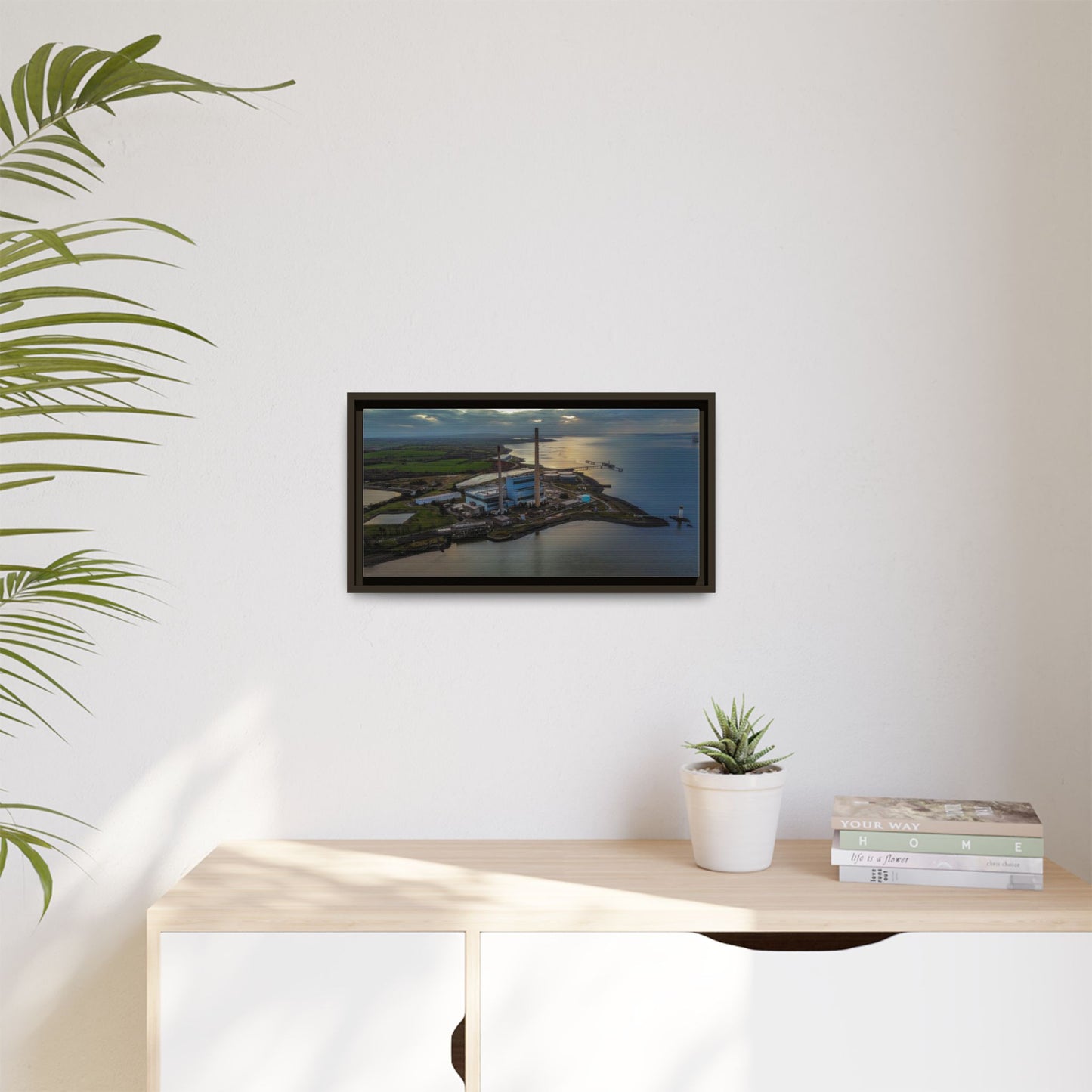 Target Power Station Matte Canvas, Framed (Multi-color)