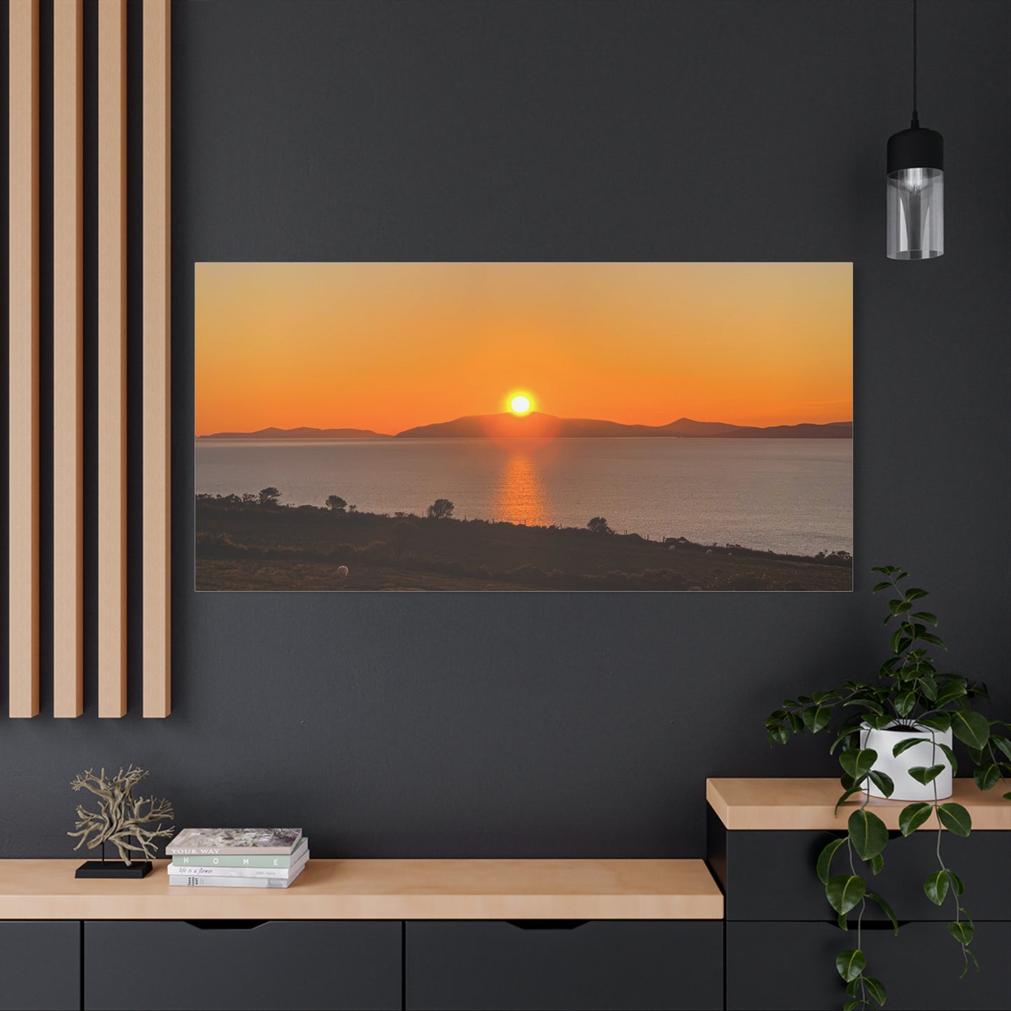 Sunset Ring of Kerry Matte Canvas, Stretched, 1.25"