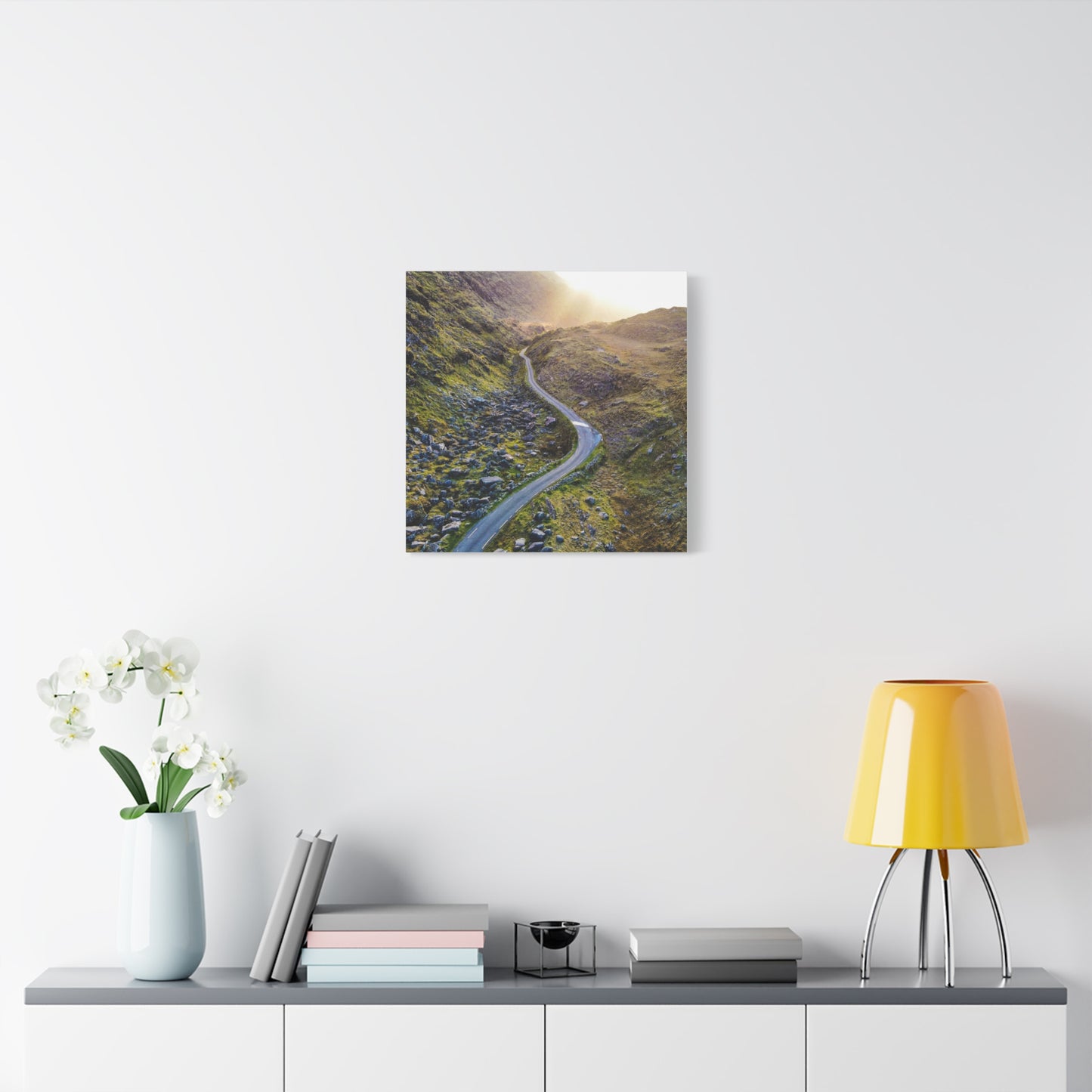 Valley Road Matte Canvas, Stretched, 1.25"