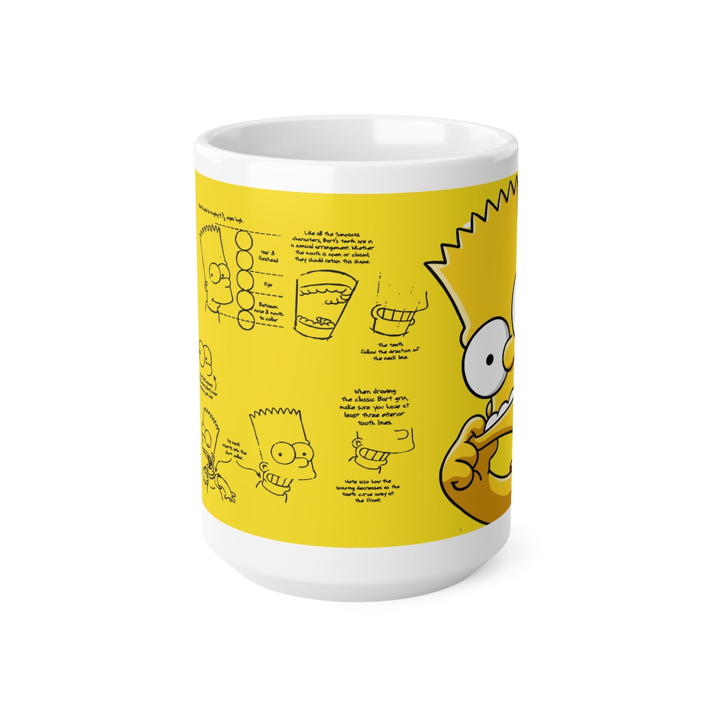 Funny Bart Ceramic Coffee Mug - 11oz & 15oz