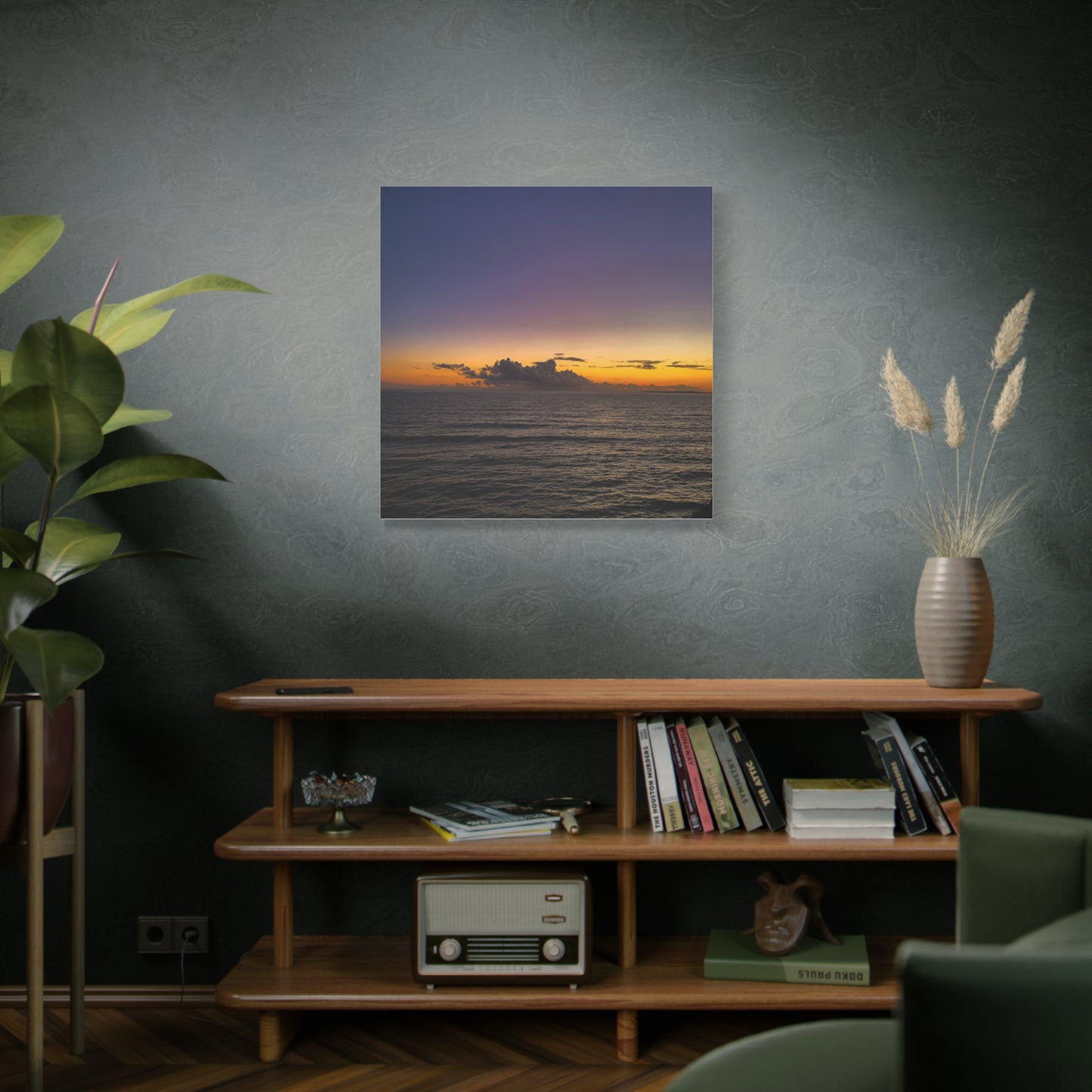 Sunset in Ocean 2 Matte Canvas, Stretched, 1.25"