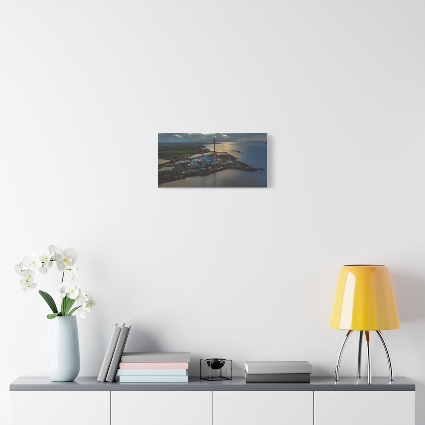 Tarbert Power Station Matte Canvas, Stretched, 1.25"