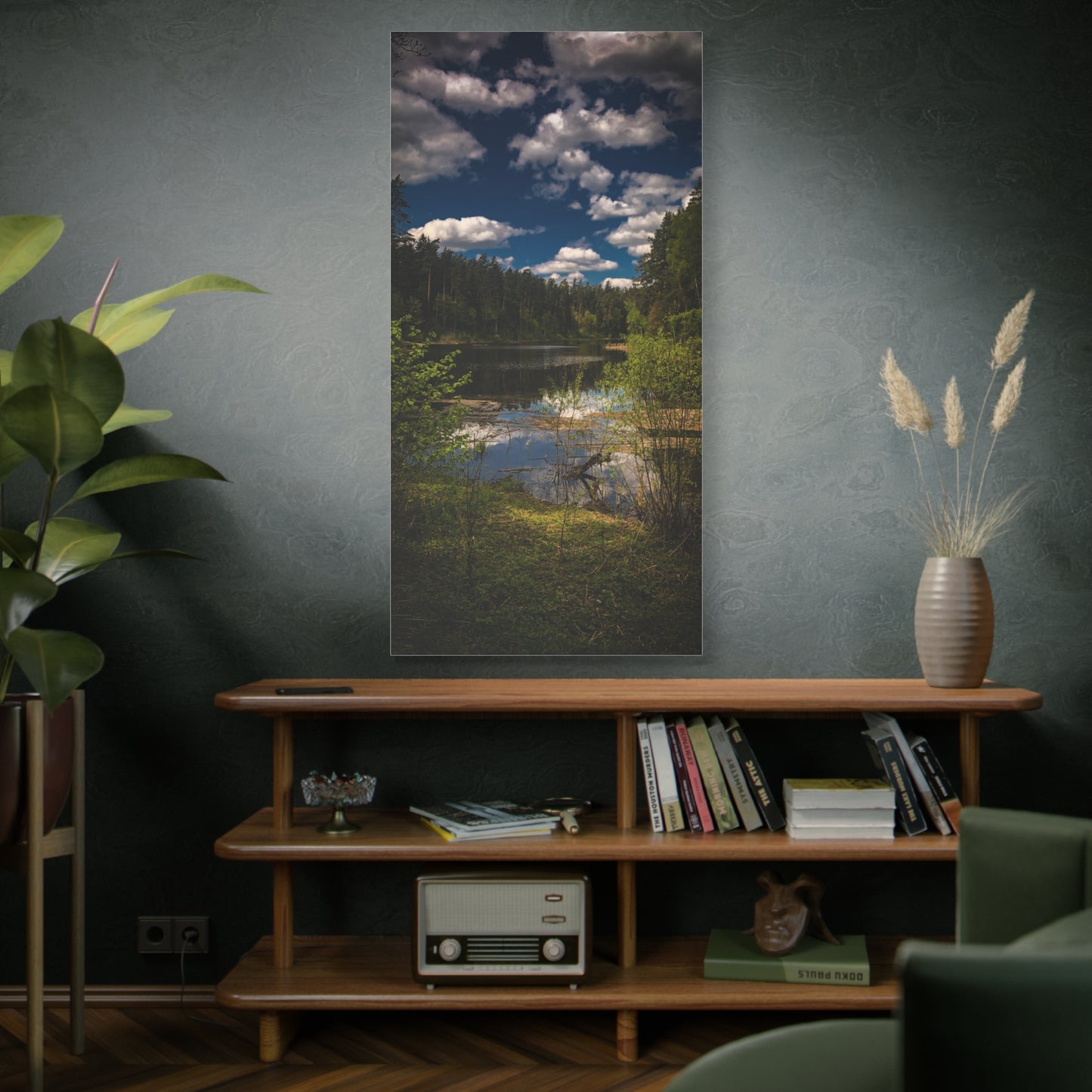 Vilnius Lake, Lithuania Matte Canvas, Stretched, 1.25"