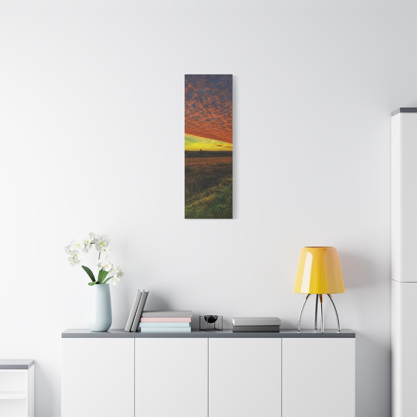 Cloudy Sunset Matte Canvas, Stretched, 1.25"