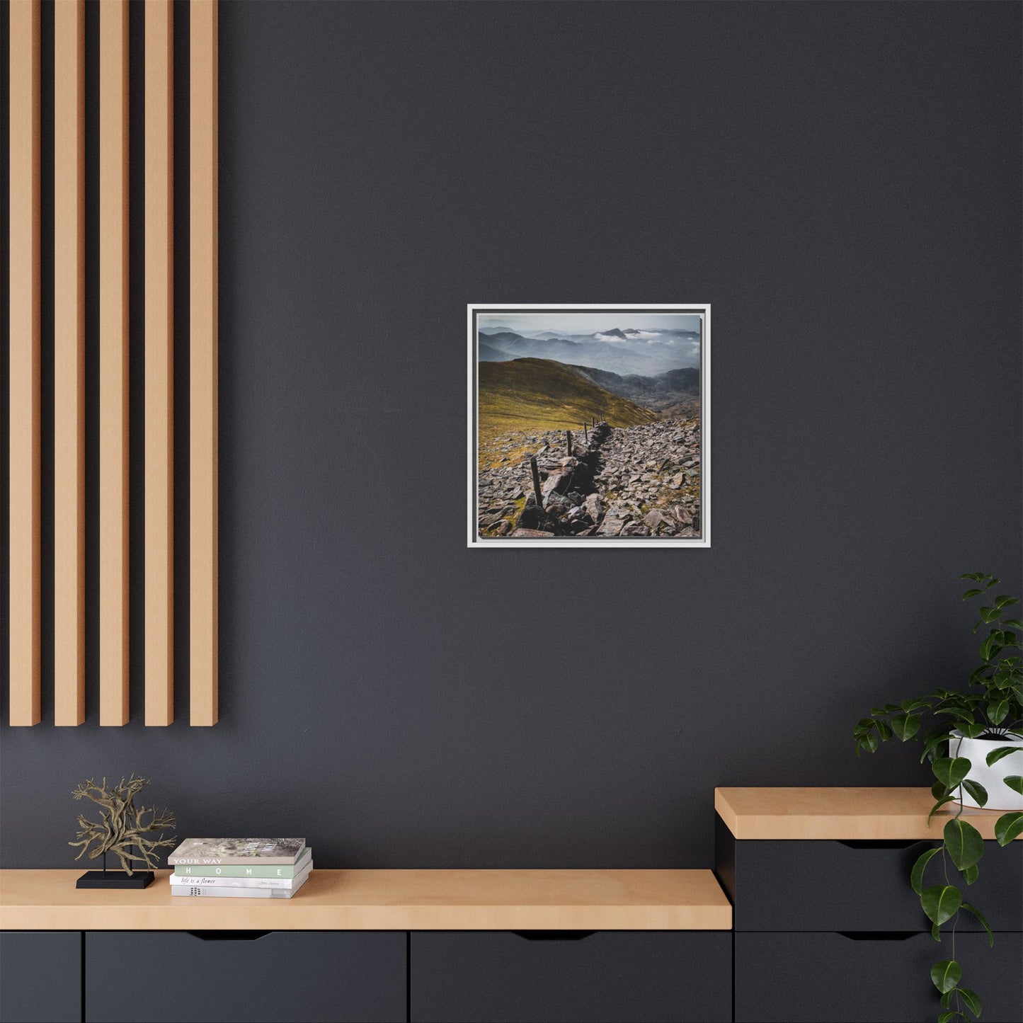 Wall Matte Canvas, Framed (Multi-color)