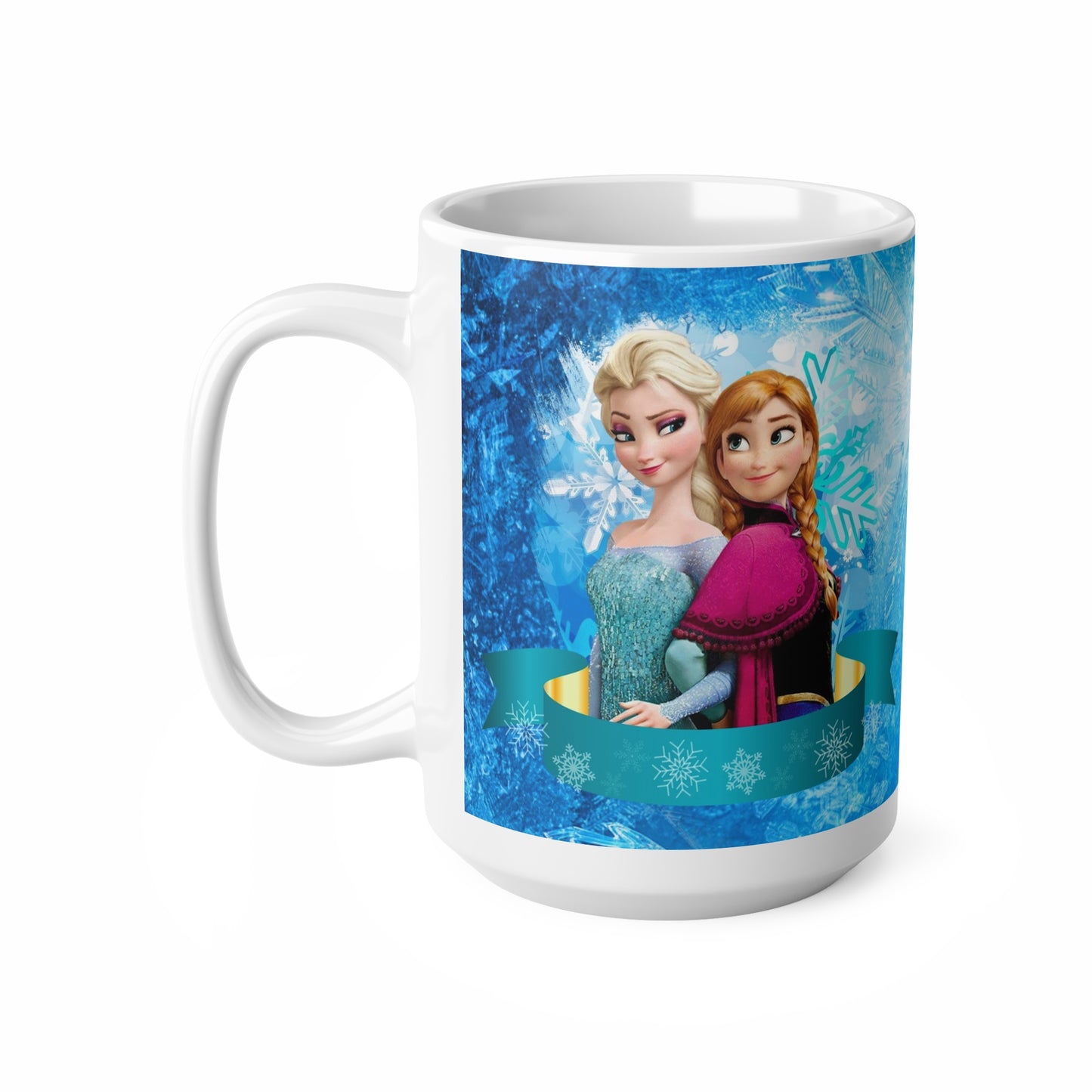 Frozen-Themed Ceramic Coffee Cup Set | 11oz & 15oz | Perfect for Fans