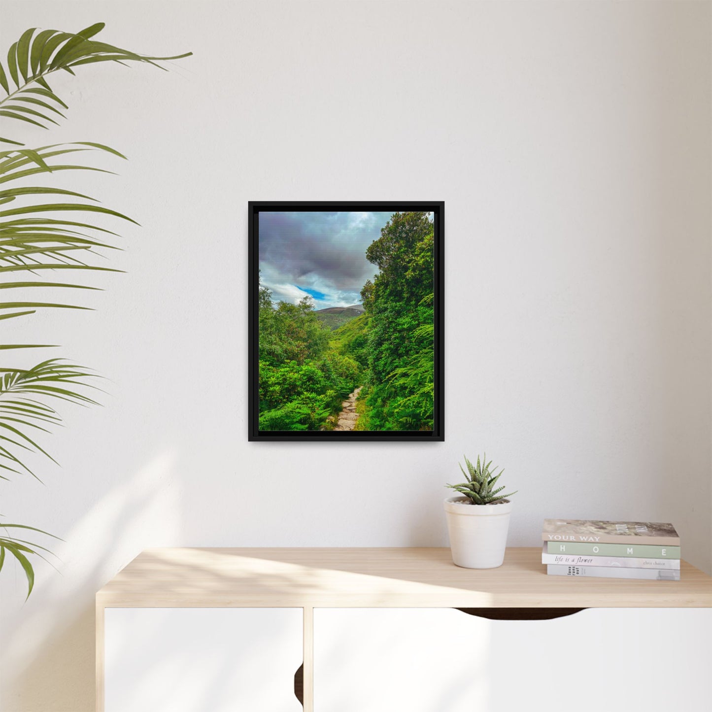 Torc Trail Matte Canvas, Framed (Multi-color)
