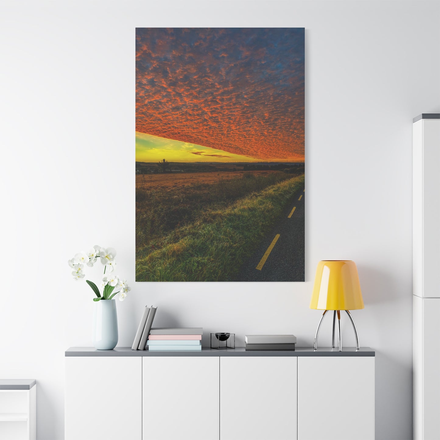 Cloudy Sunset Matte Canvas, Stretched, 1.25"
