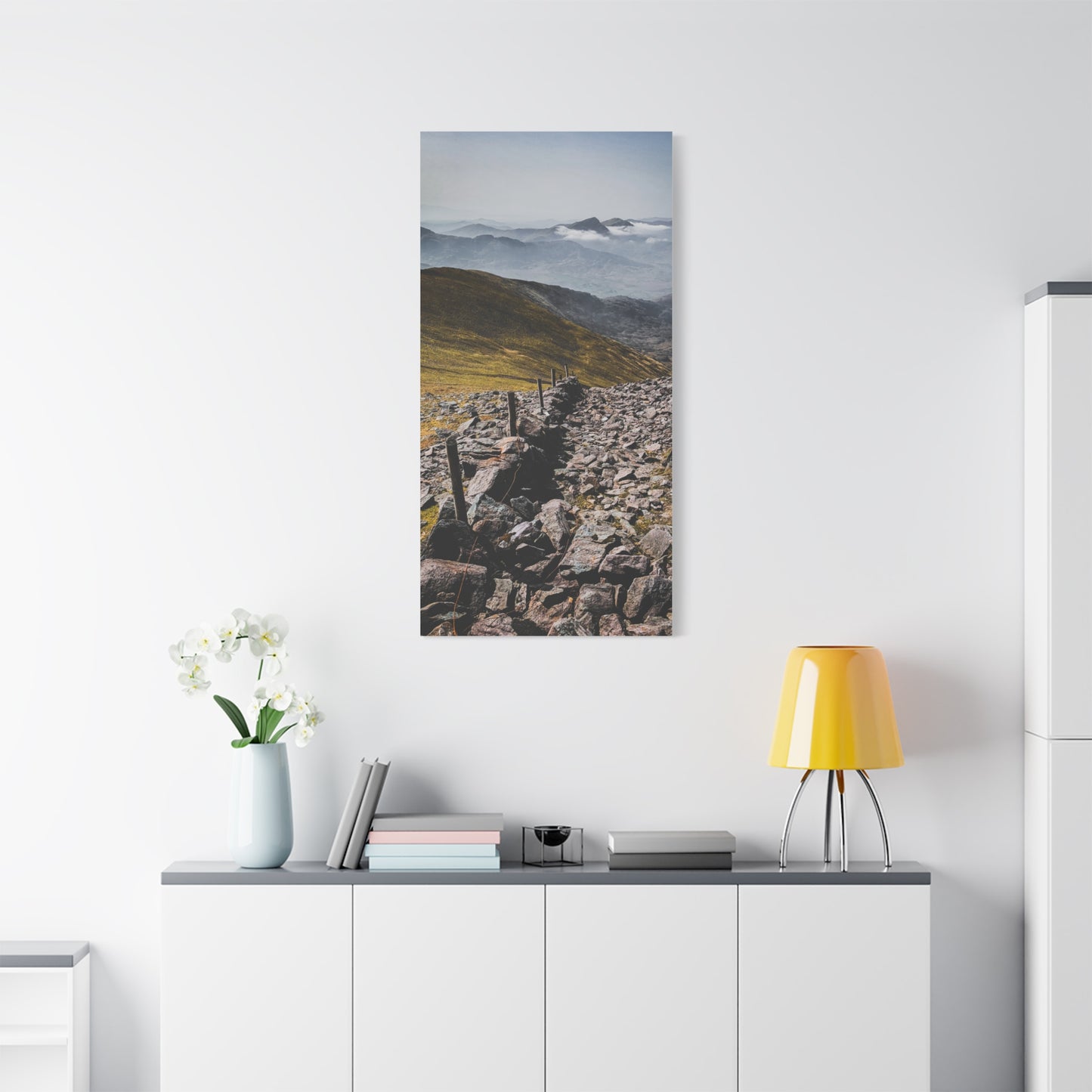 Wall in Mountains Matte Canvas, Stretched, 1.25"