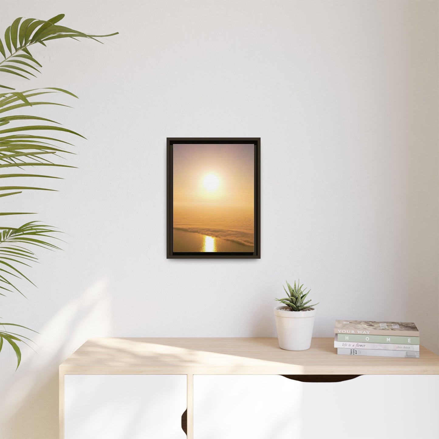 Sunset on Mount Brandon Matte Canvas, Framed (Multi-color)