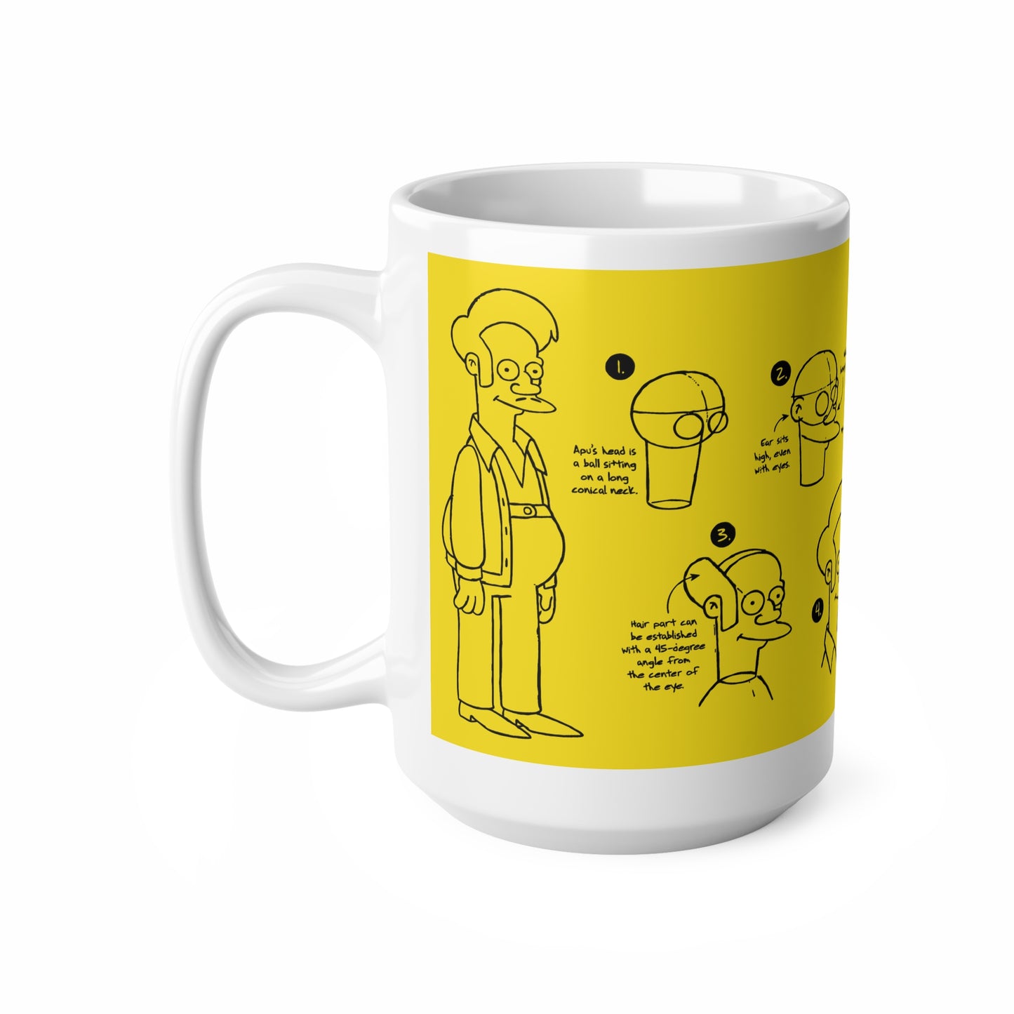 Whimsical Cartoon Character Coffee Mug - Fun, Unique Gift for Fans