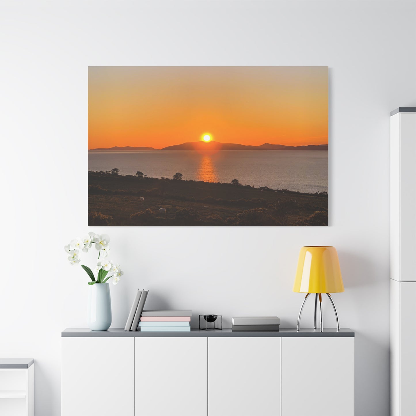 Sunset Ring of Kerry Matte Canvas, Stretched, 1.25"