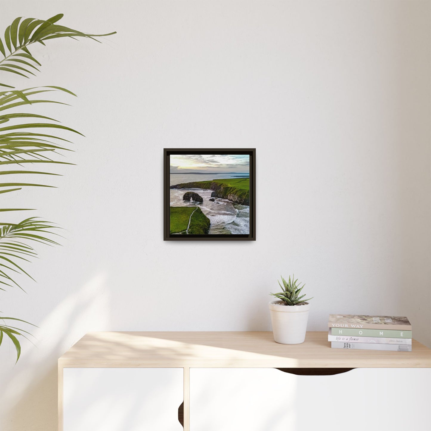 Virgin Rock Matte Canvas, Framed (Multi-color)