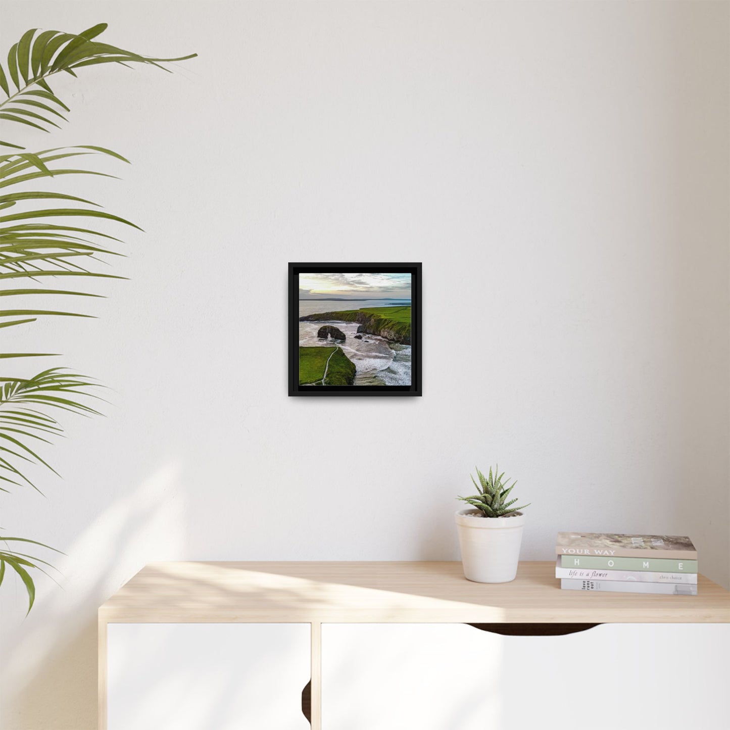 Virgin Rock Matte Canvas, Framed (Multi-color)