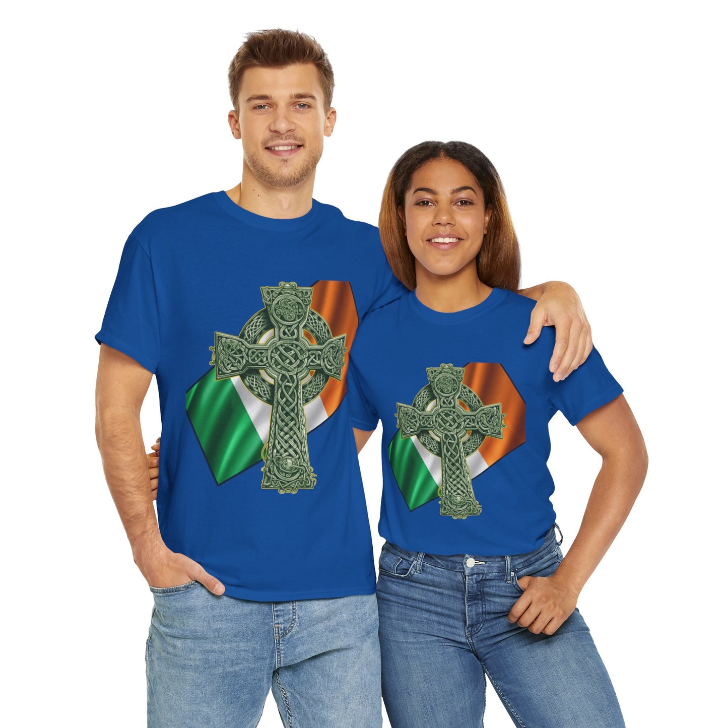 Celtic Cross Unisex Heavy Cotton Tee