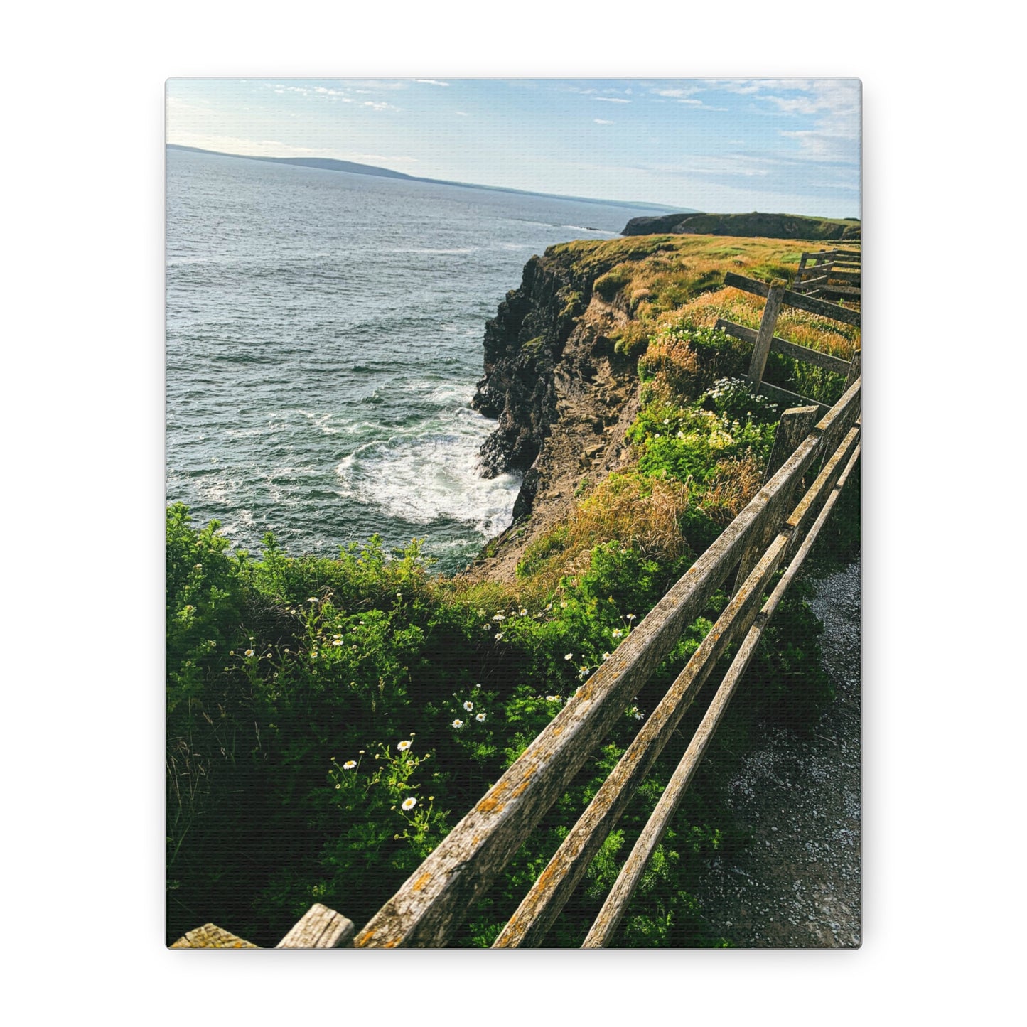 Ballybunion Cliff Walk Matte Canvas, Stretched, 1.25"