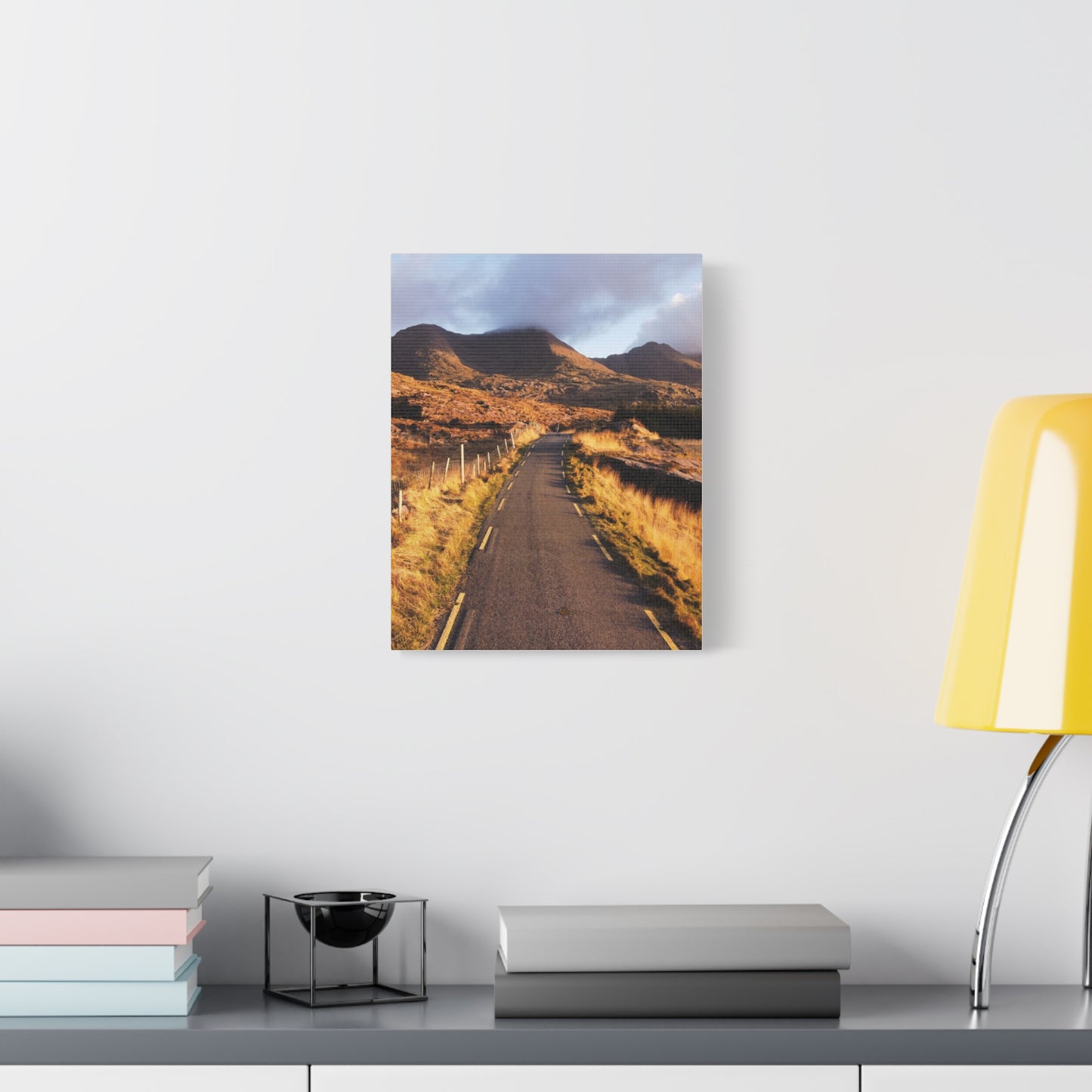 Sunset Road Matte Canvas, Stretched, 1.25"