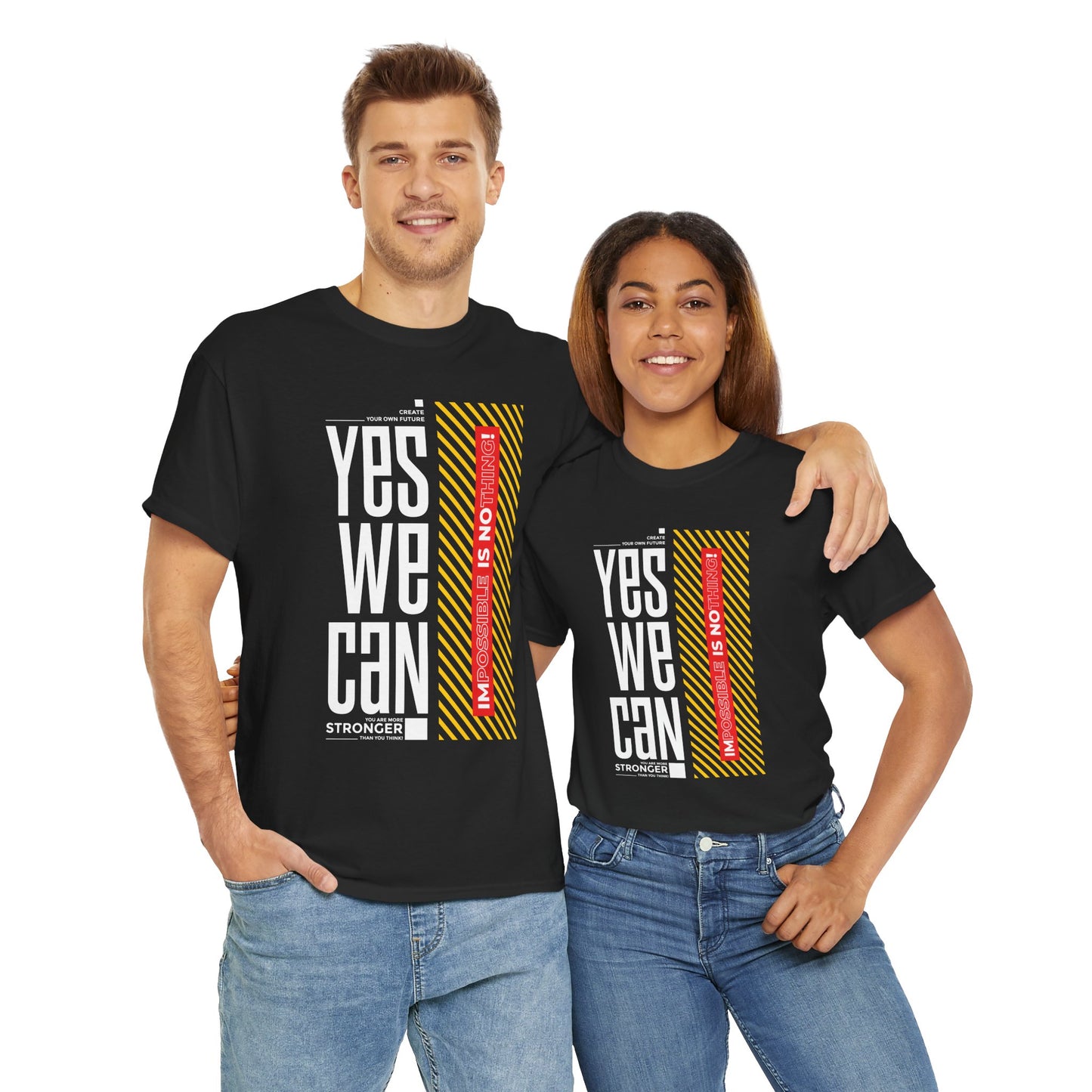 Yes We Can Unisex Heavy Cotton Tee
