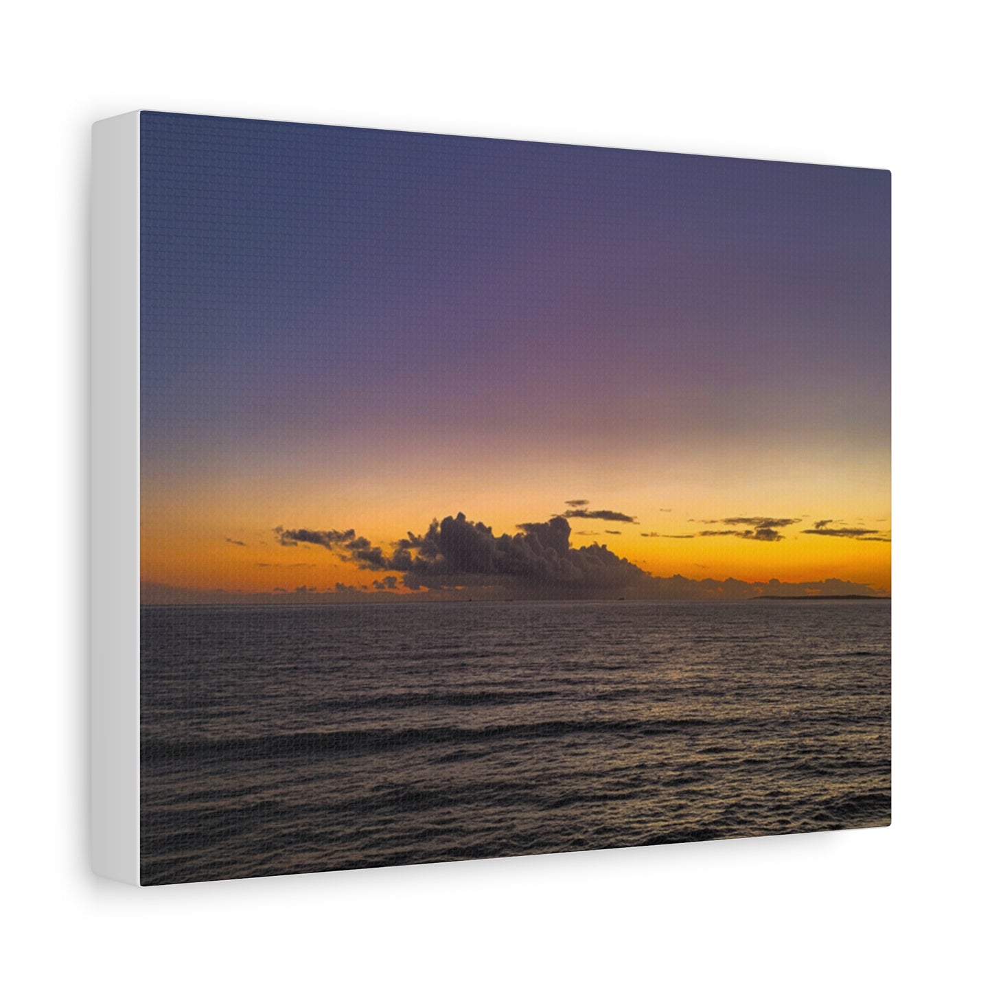 Sunset in Ocean 2 Matte Canvas, Stretched, 1.25"