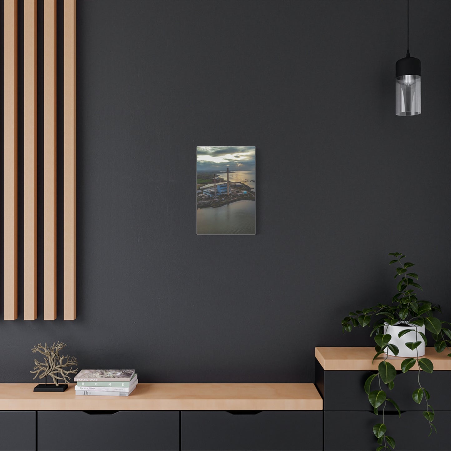 Tarbert Power Station Matte Canvas, Stretched, 1.25"