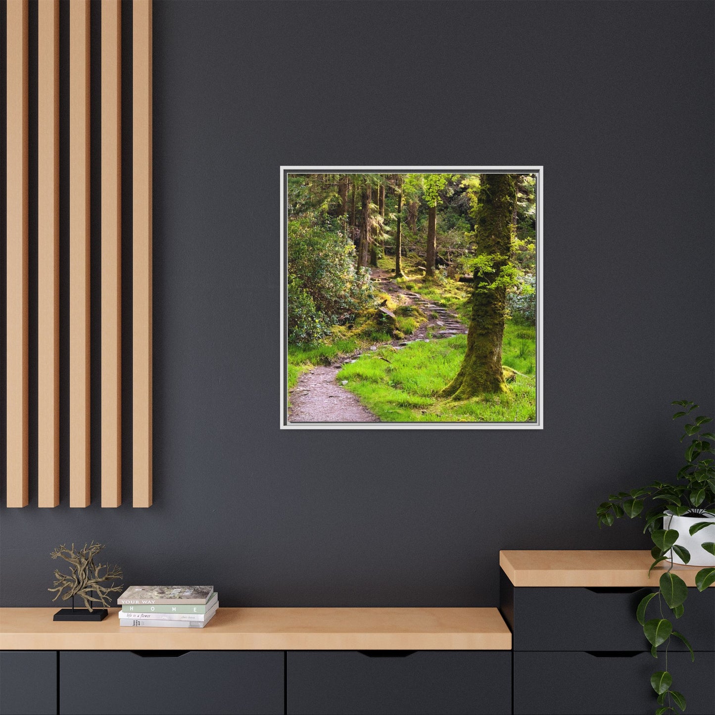Torc Trail Matte Canvas, Framed (Multi-color)