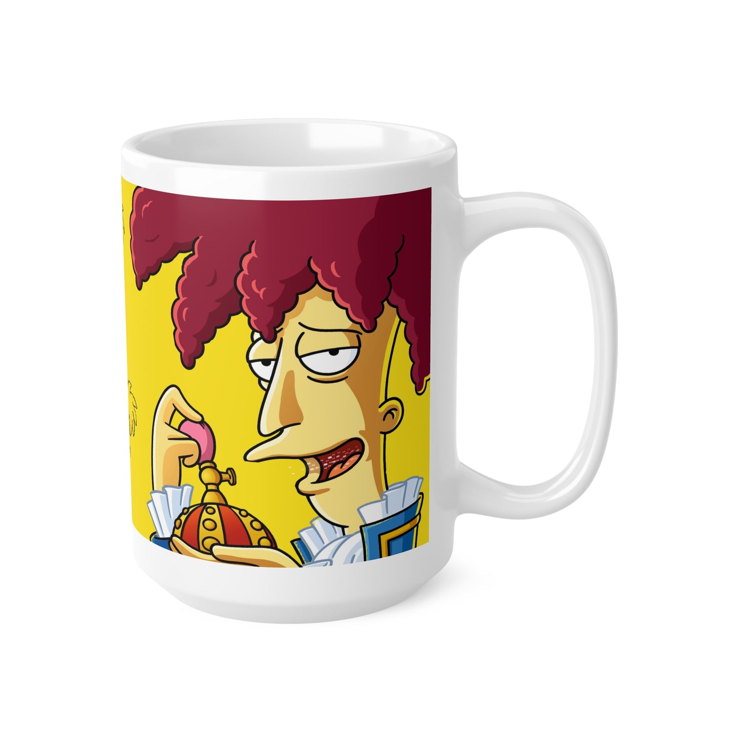 Fun Tropic Mood Ceramic Coffee Cups - Quirky 11oz & 15oz Mugs with Playful Illustrations