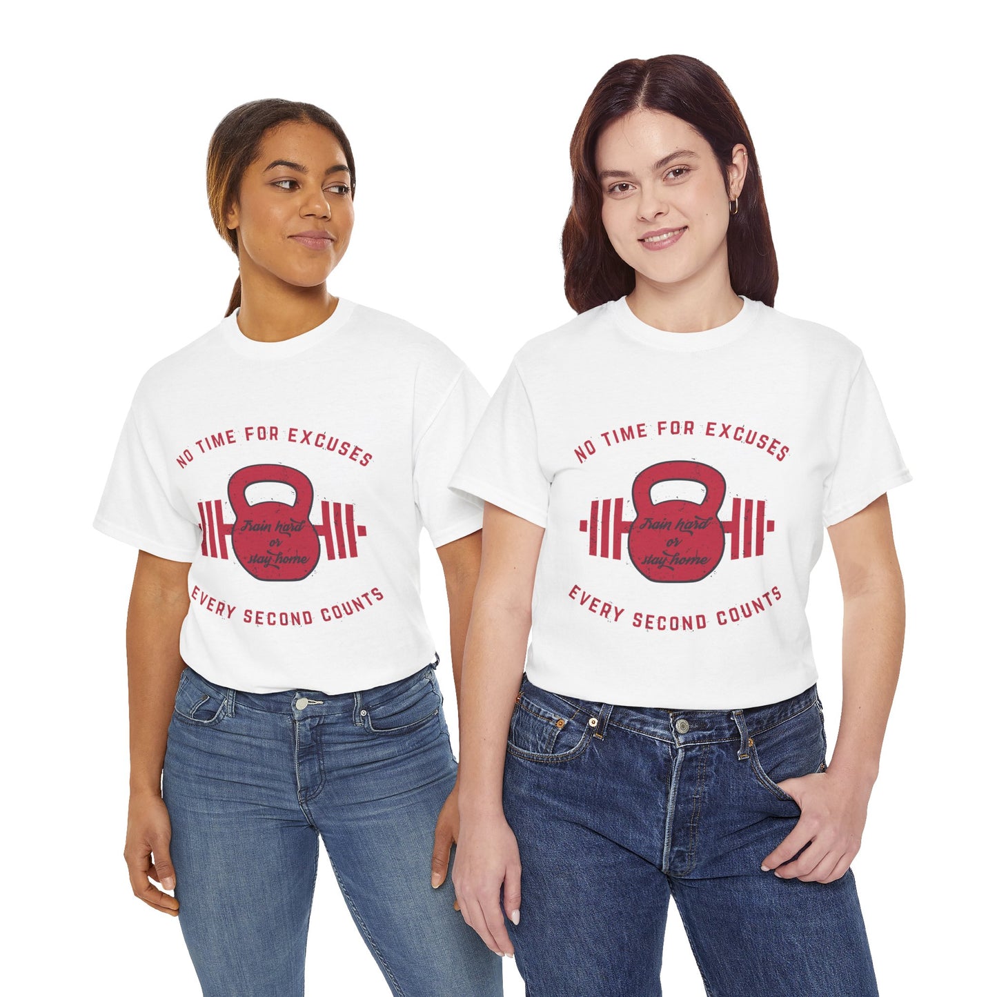 No Time For Excuse Unisex Heavy Cotton Tee