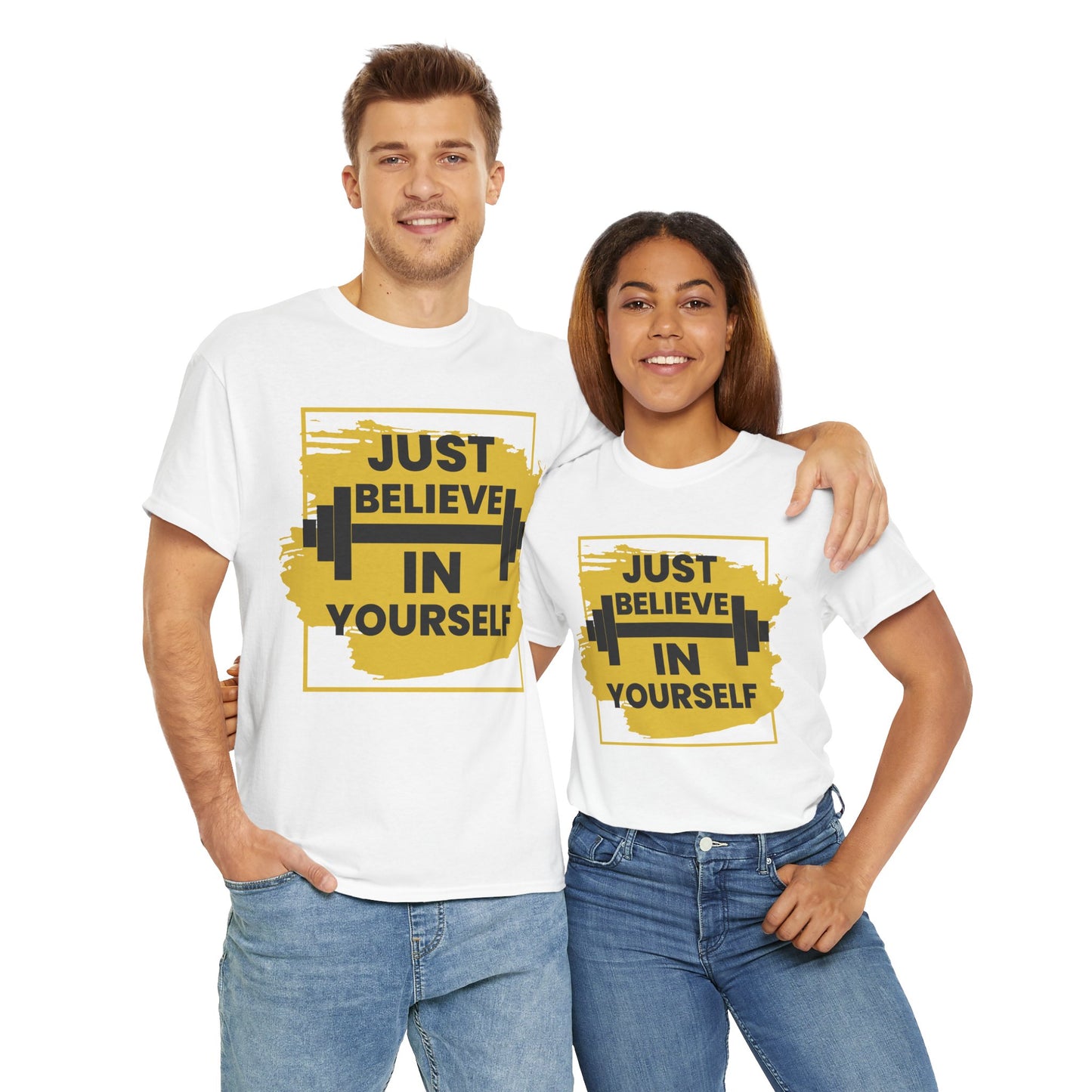 Motivational Fitness Tee - Just Believe in Yourself