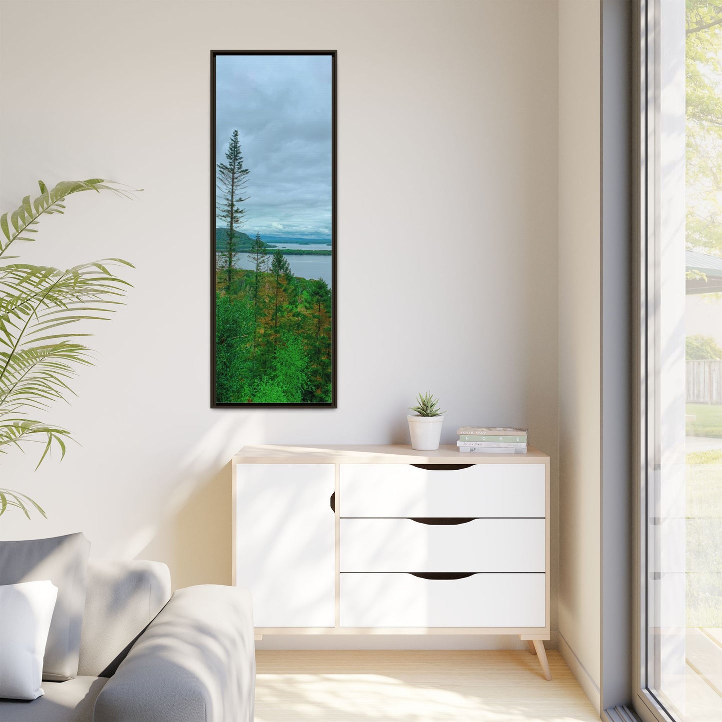 Torc Mountain Trail 2 Matte Canvas, Framed (Multi-color)