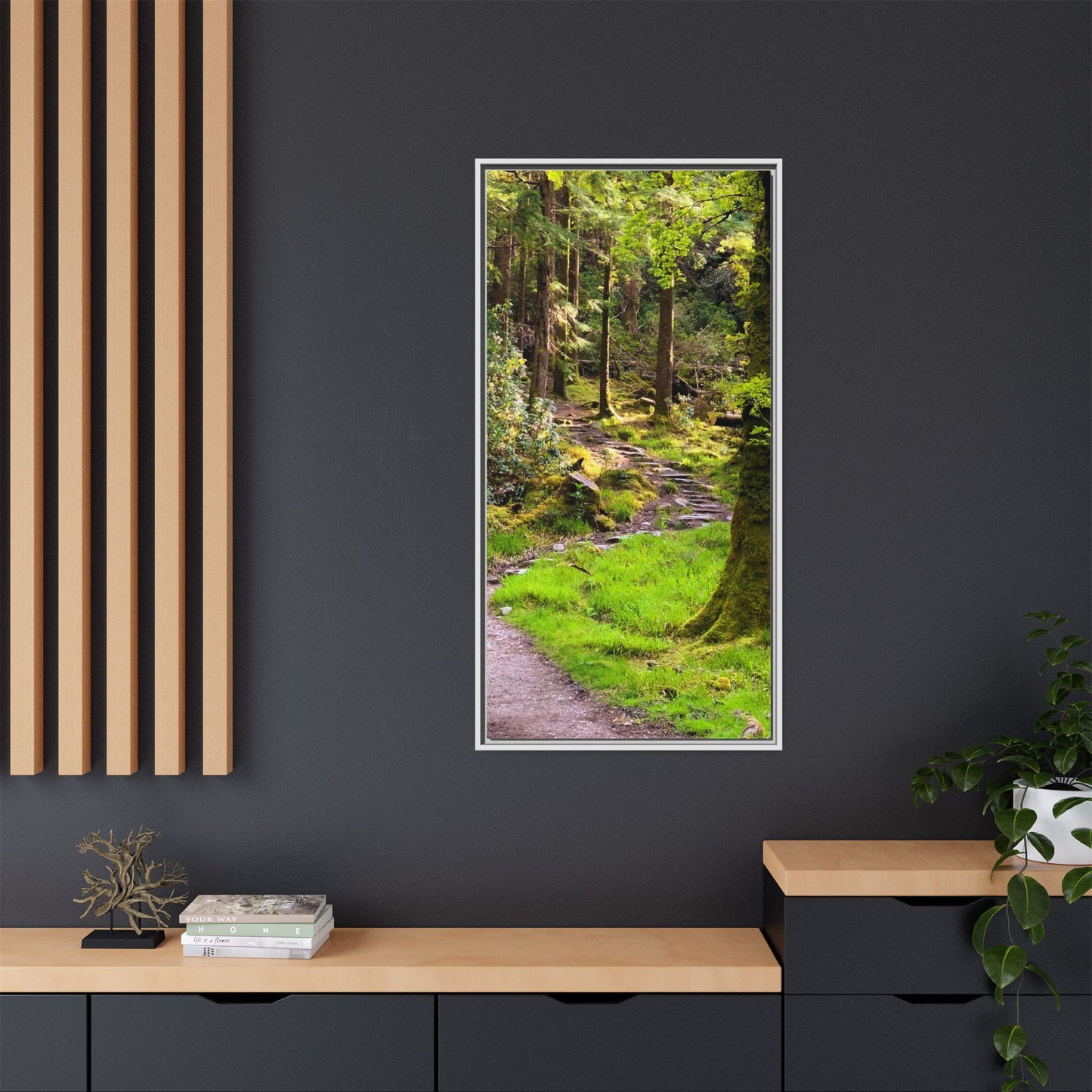 Torc Trail Matte Canvas, Framed (Multi-color)