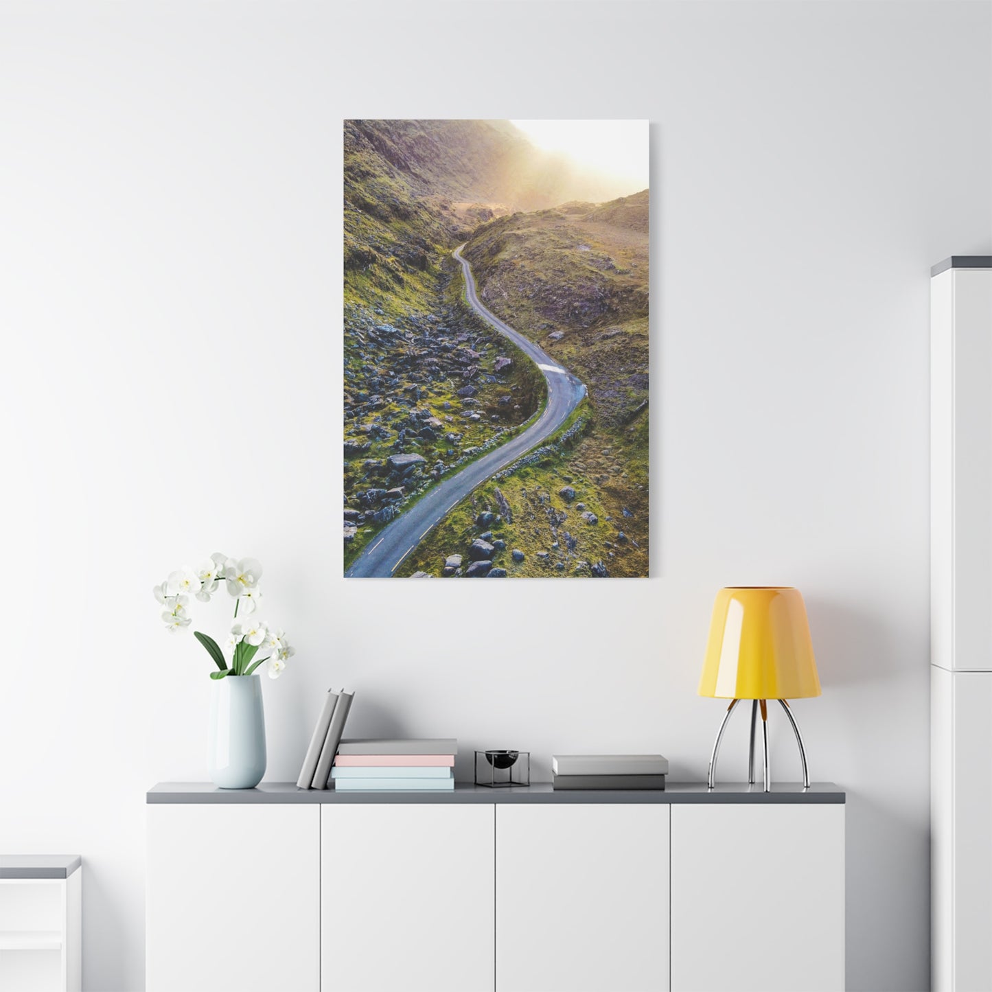 Valley Road Matte Canvas, Stretched, 1.25"