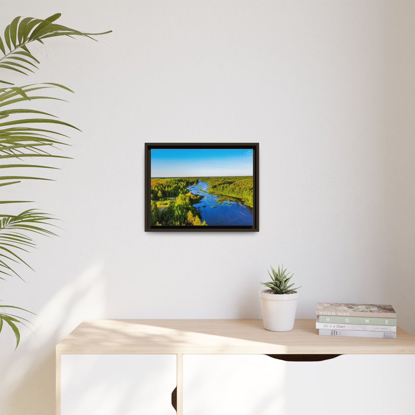 Zagares Lake Matte Canvas, Framed (Multi-color)