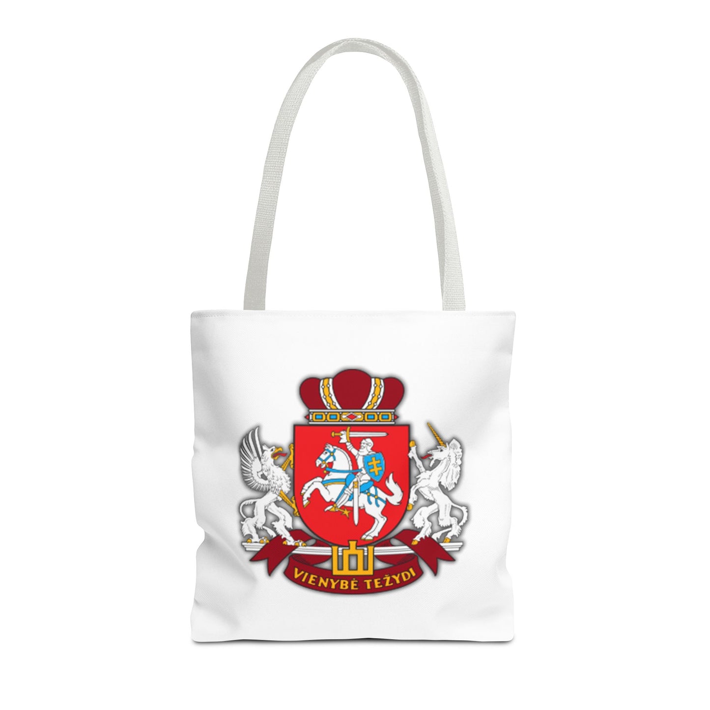Heraldic Lithuania Crest Tote Bag - Stylish and Reusable for Everyday Use