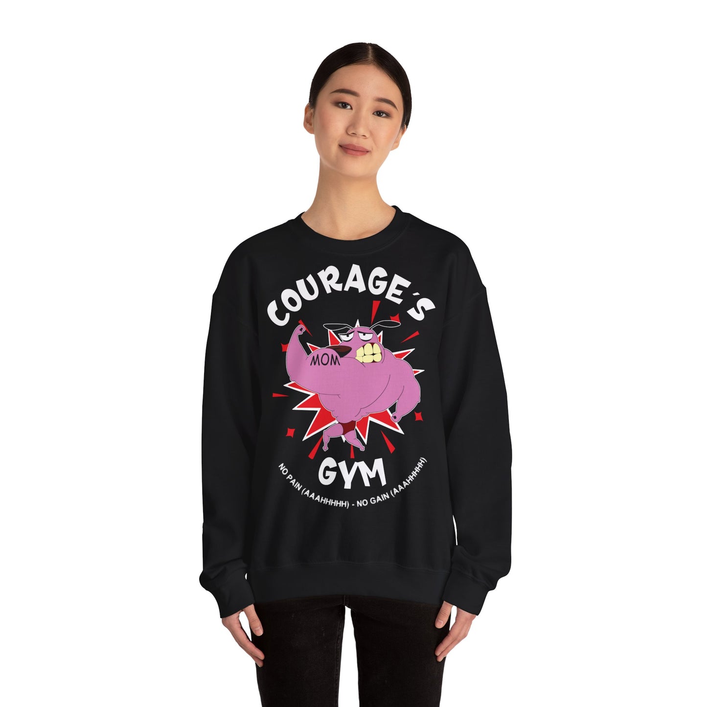 Fun Mom Sweatshirt - Unisex Heavy Blend Crewneck Black