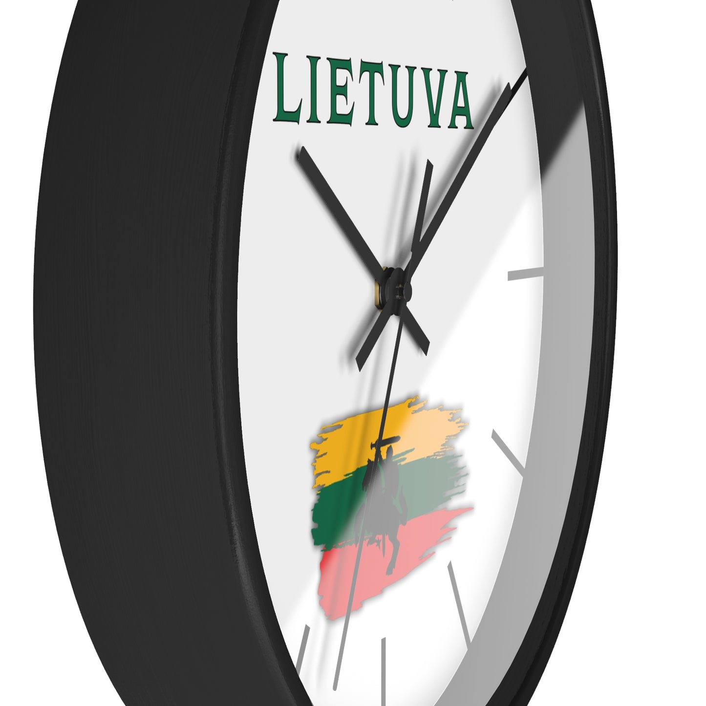 Lietuva Wall Clock - Stylish Home Decor for Lithuania Pride