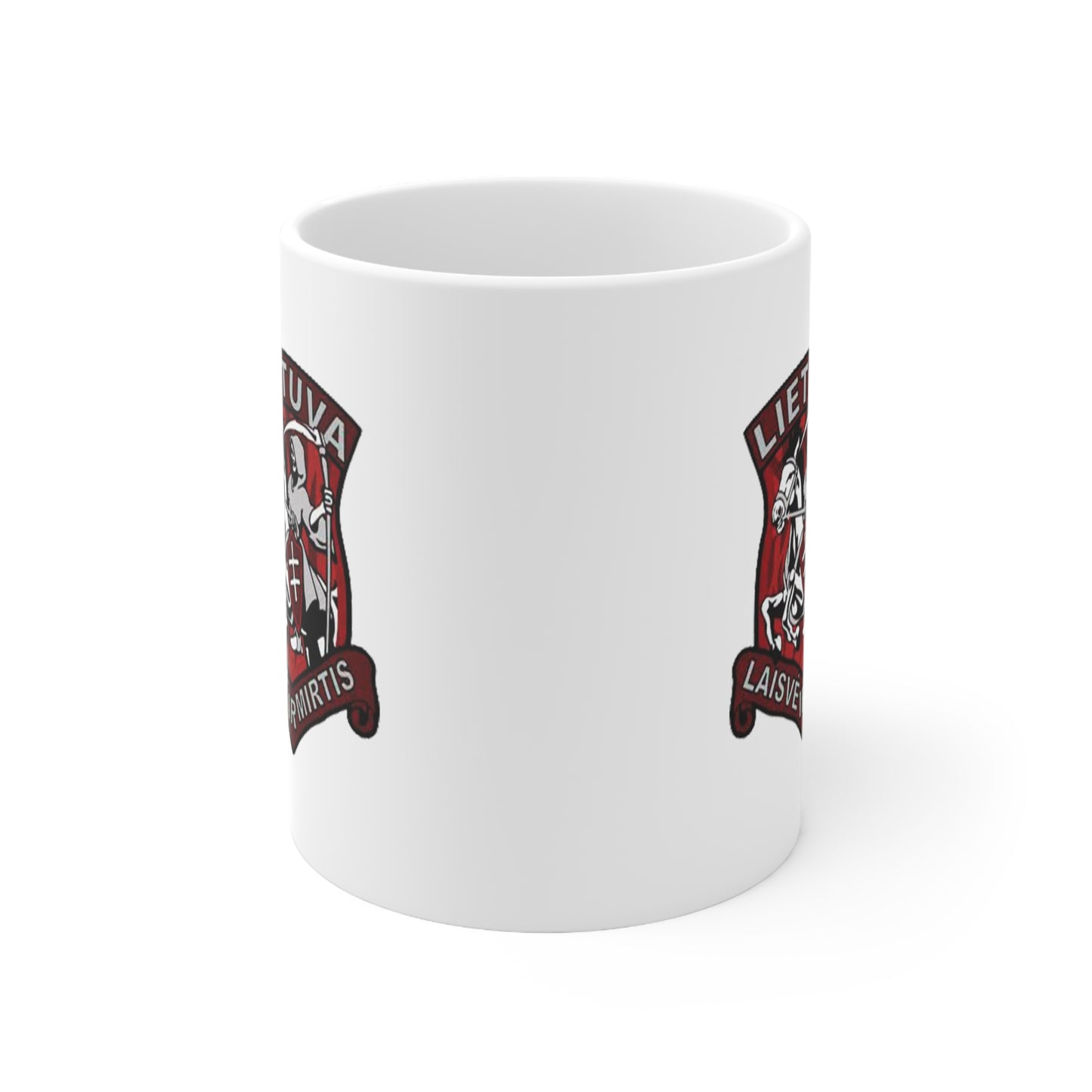 Lietuva "Laisve ir Mirtis" Ceramic Coffee Mugs - 11oz & 15oz Custom Cups