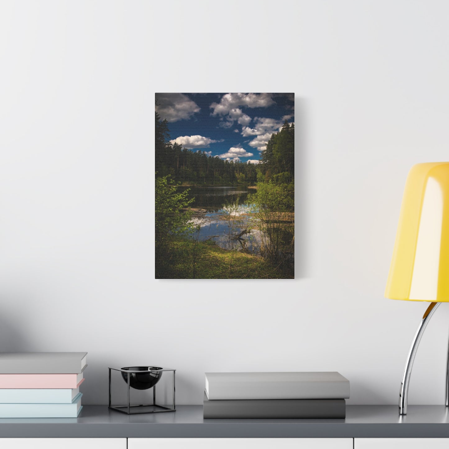 Vilnius Lake, Lithuania Matte Canvas, Stretched, 1.25"